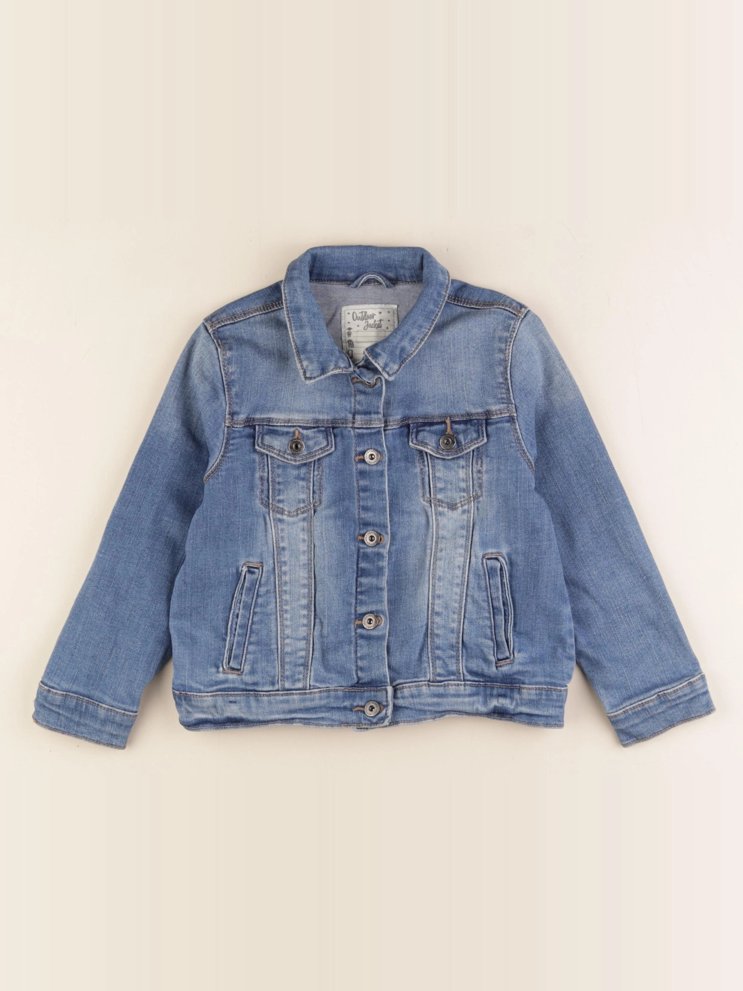 Vertbaudet - veste bleu - 6 ans