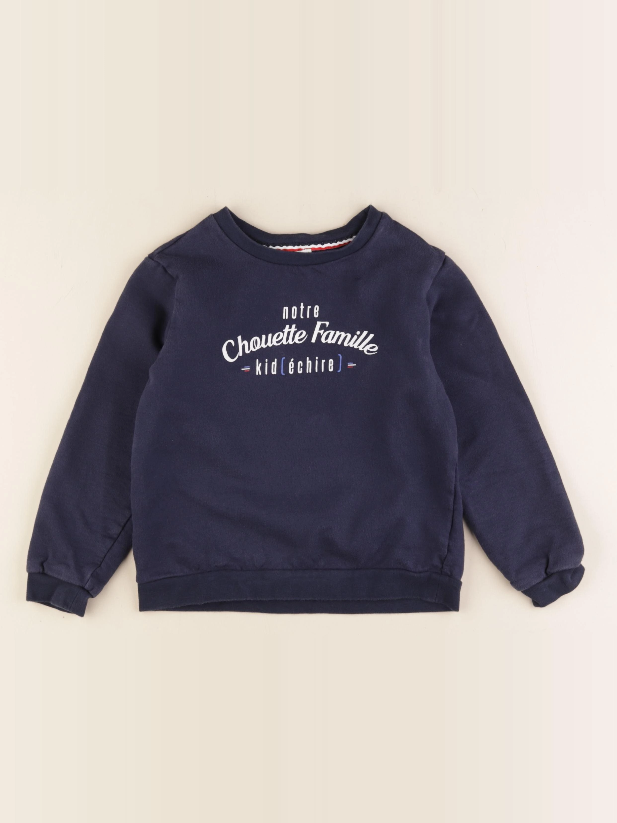 Vertbaudet - sweat bleu - 8 ans