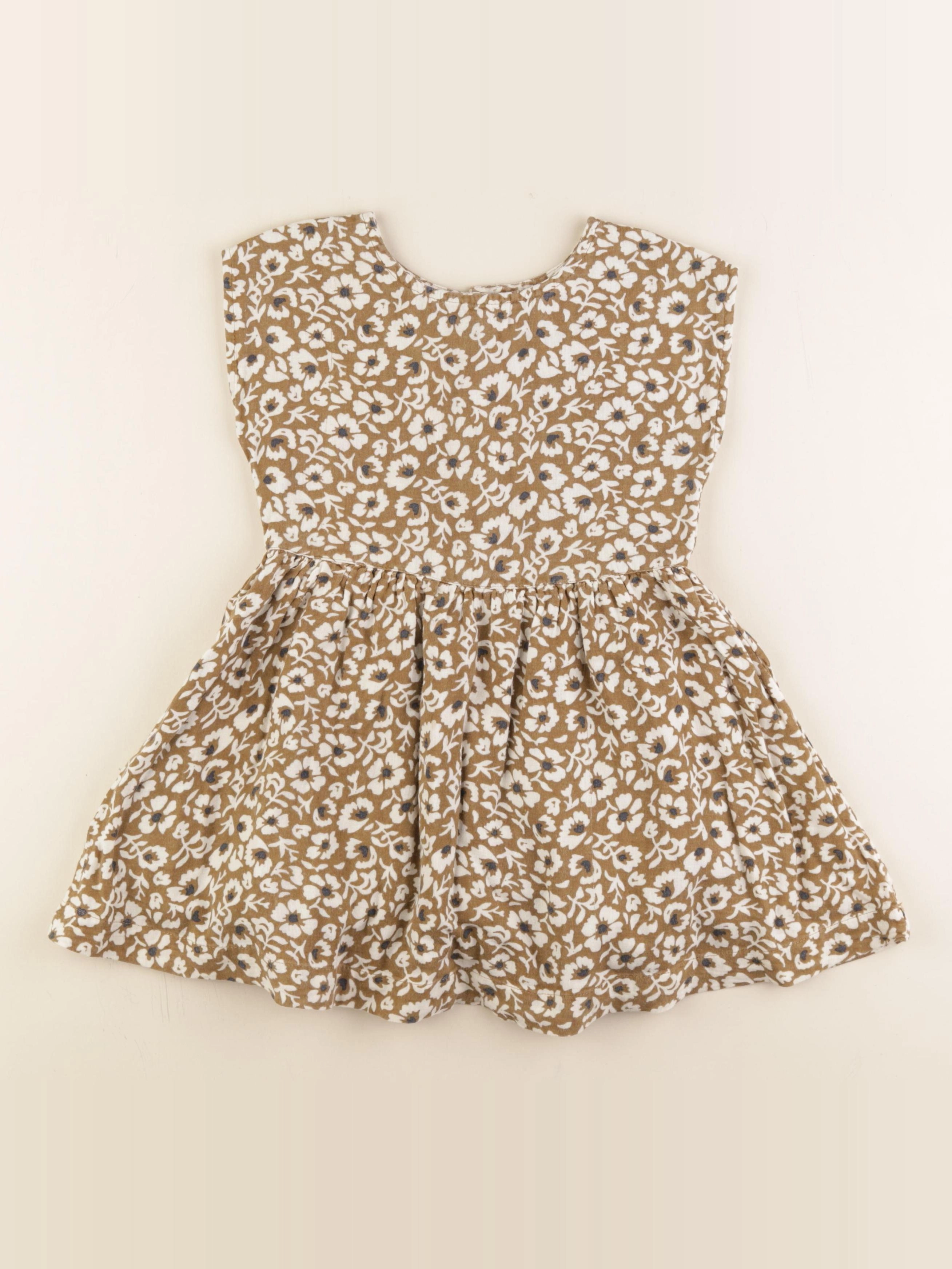 Monoprix - robe bronze - 5 ans