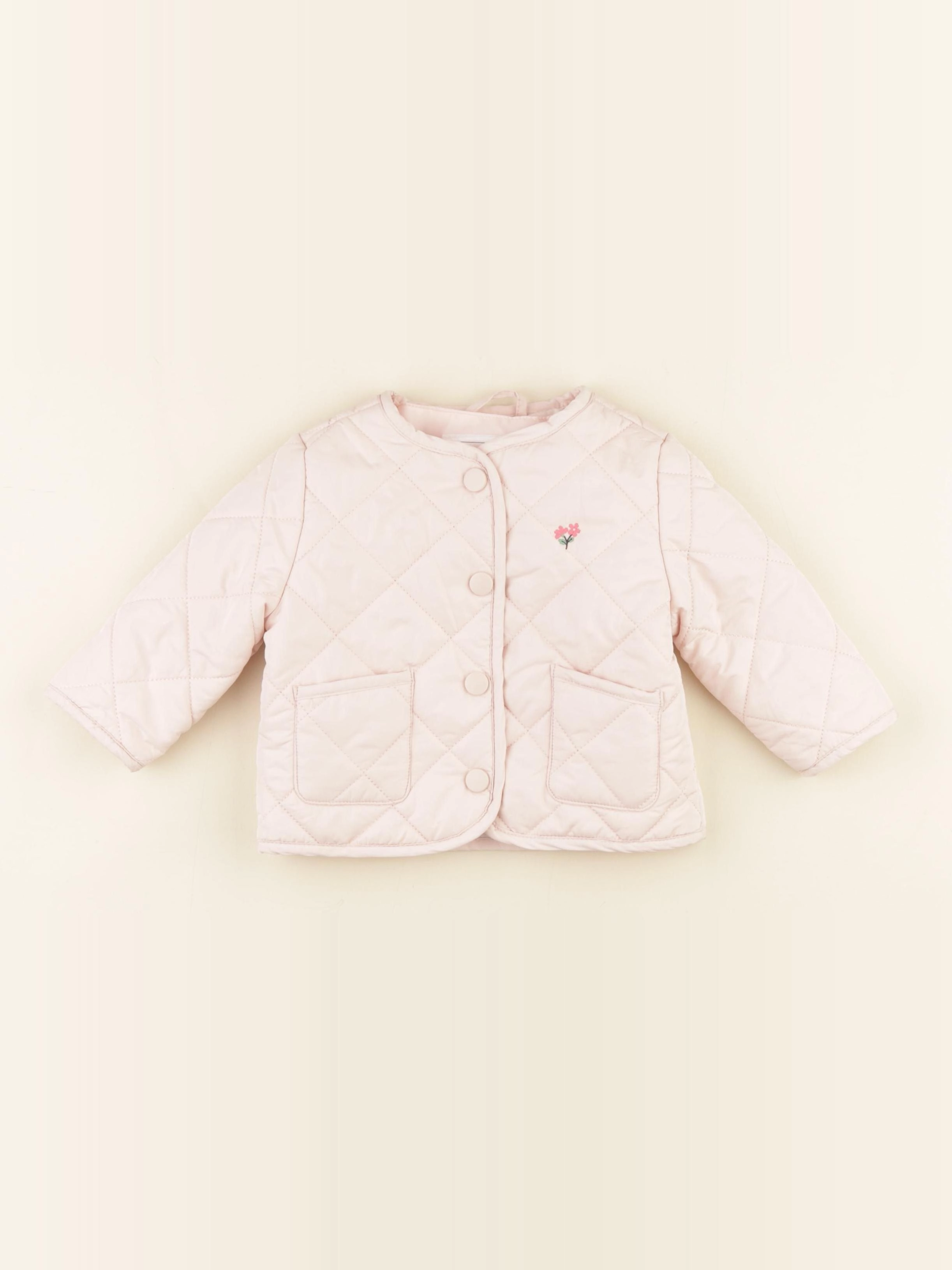 Cyrillus - doudoune rose - 6 mois