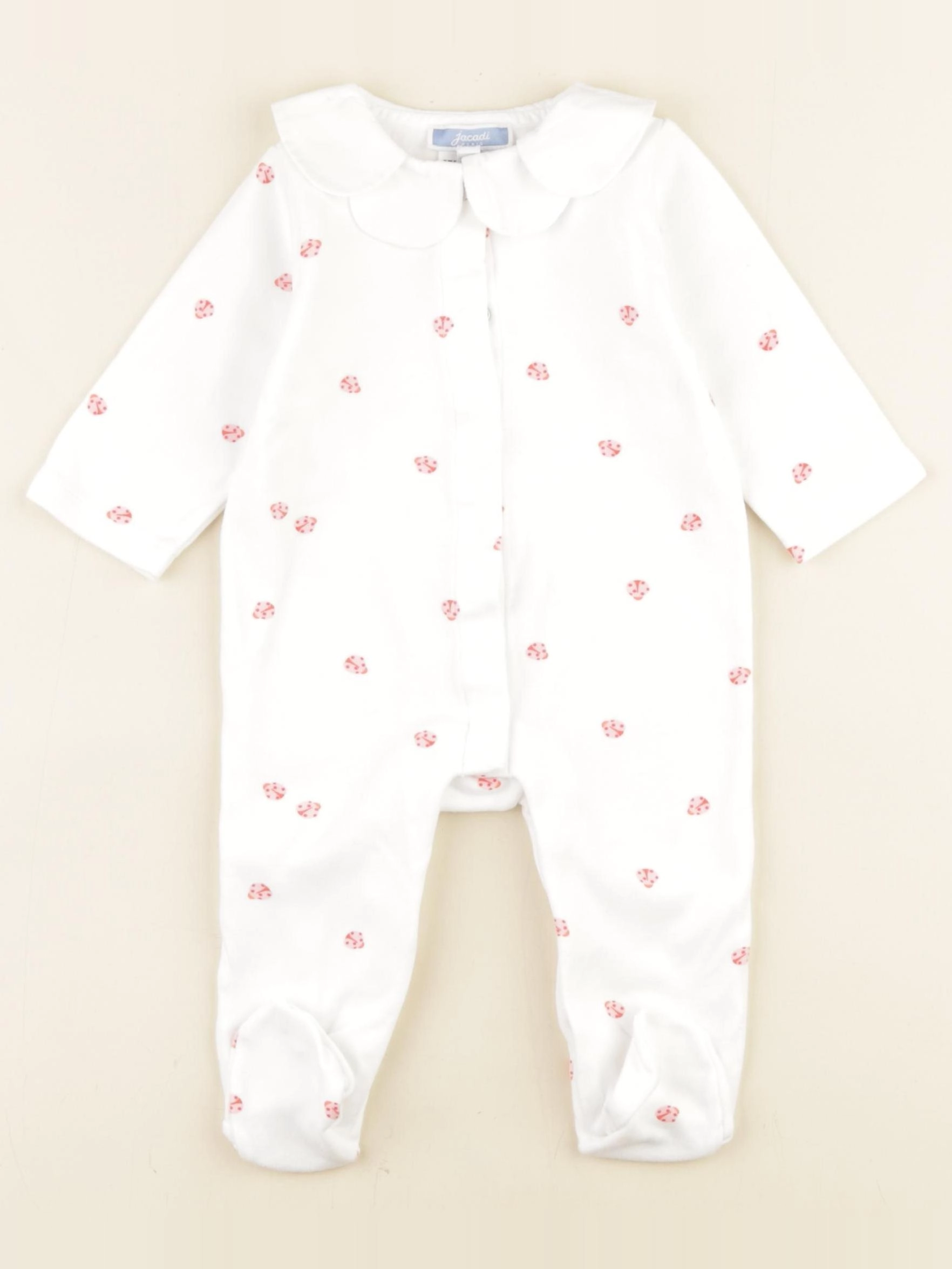 Jacadi - pyjama coton blanc - 6 mois