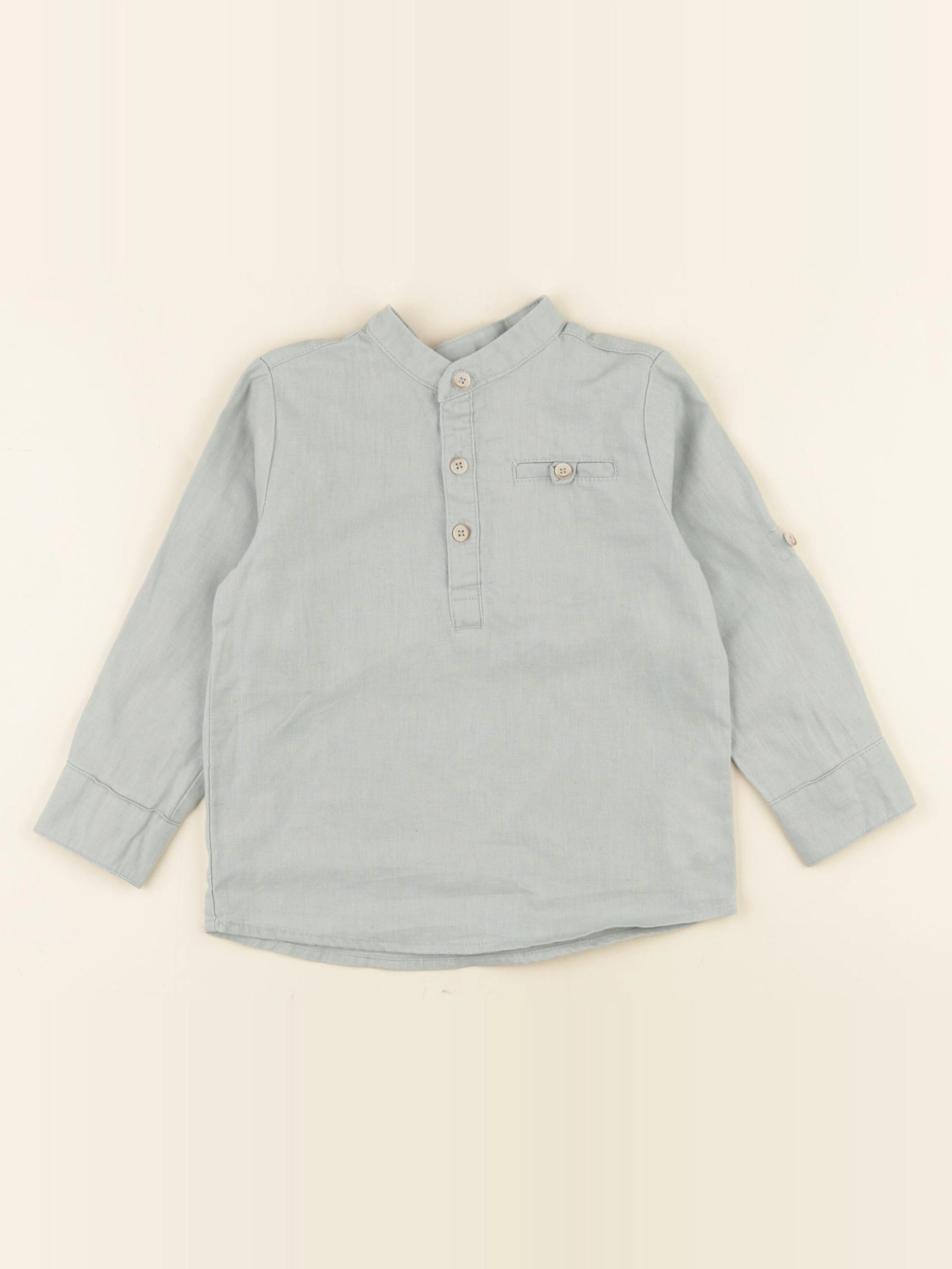 Vertbaudet - chemise vert - 3 ans