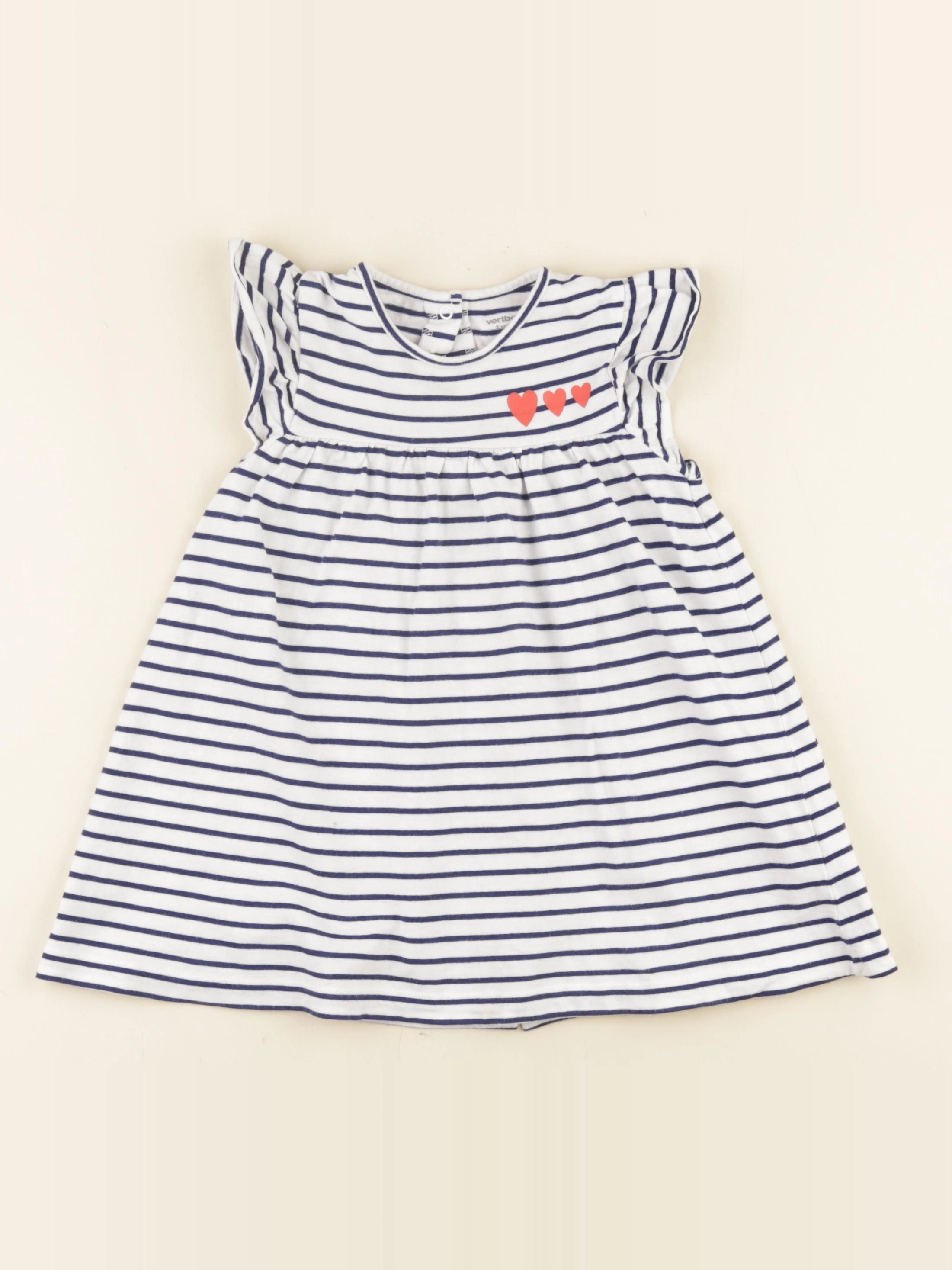 Vertbaudet - robe blanc - 2 ans