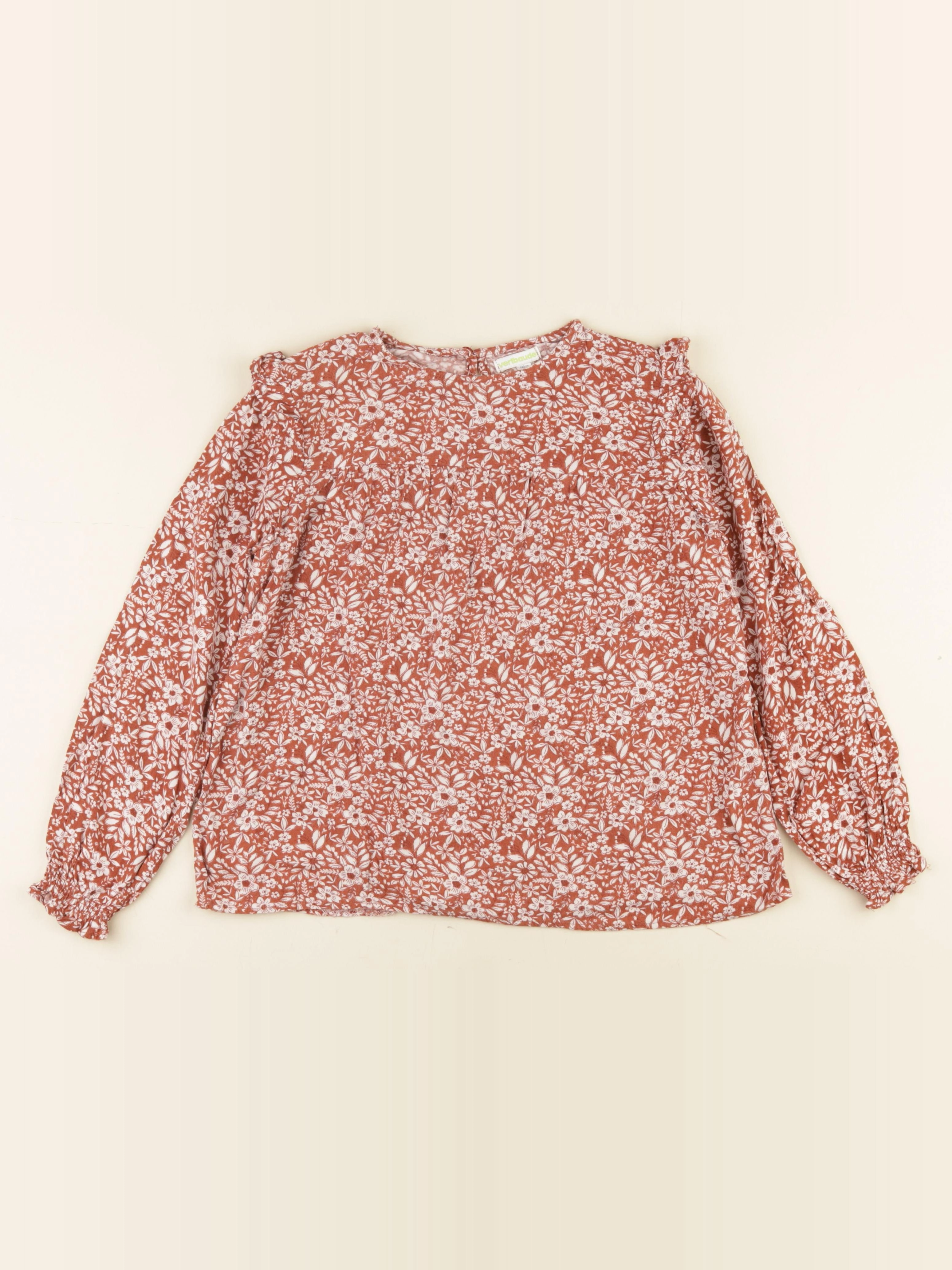 Vertbaudet - blouse marron - 10 ans