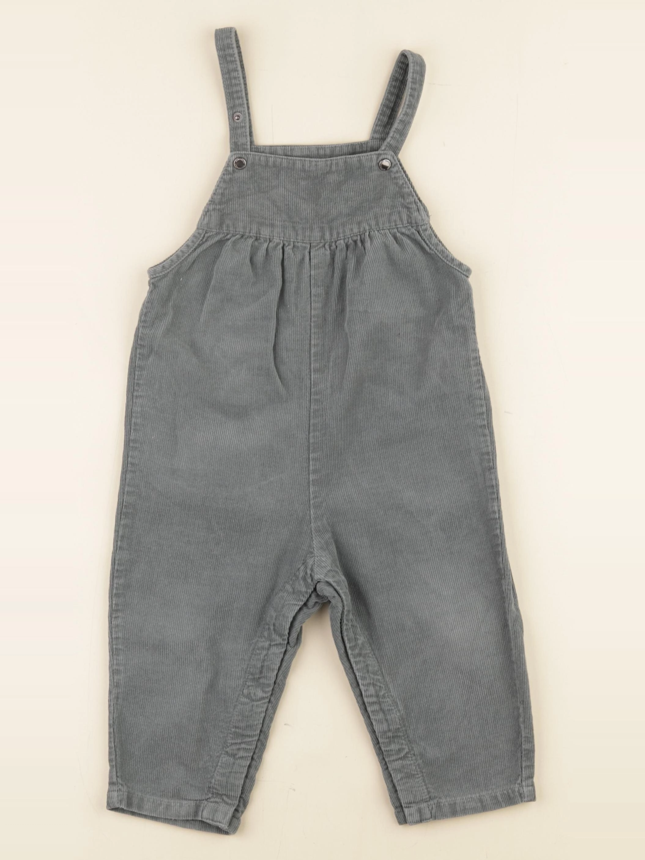 Vertbaudet - salopette vert - 18 mois