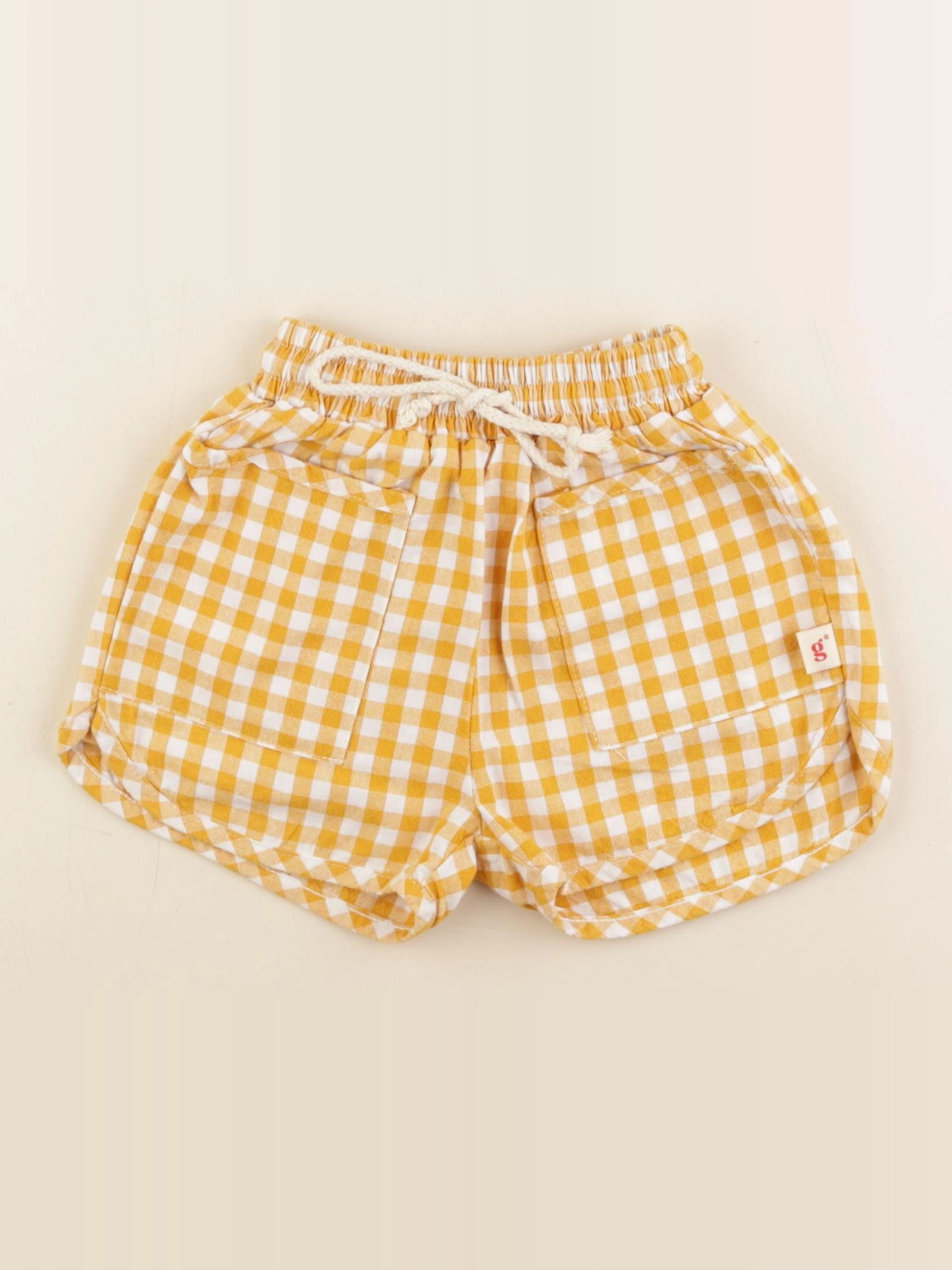 Petit Bateau - short jaune - 2 ans