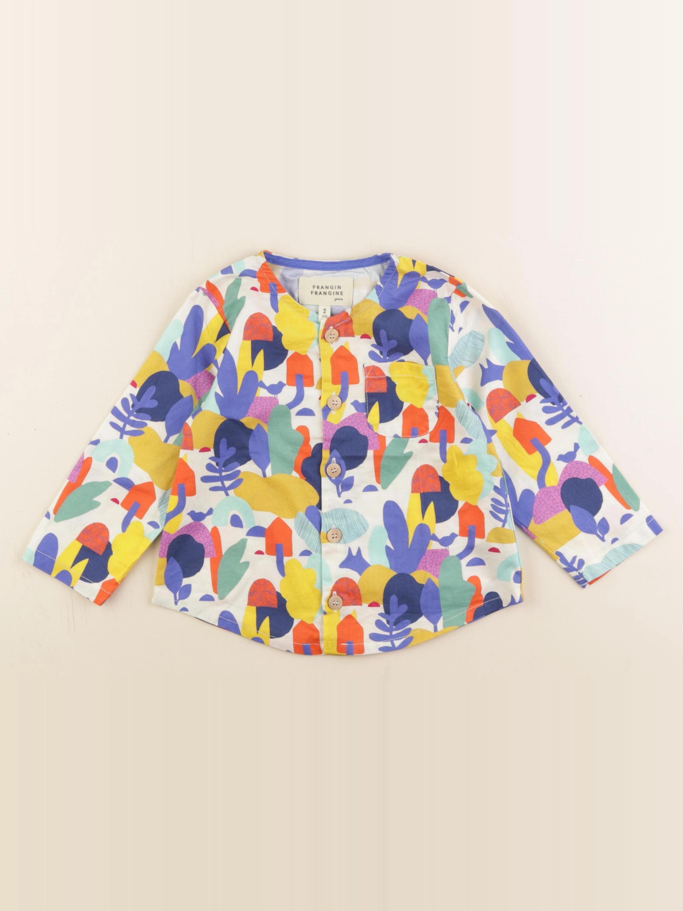 Frangin Frangine - blouse multicolore - 2 ans