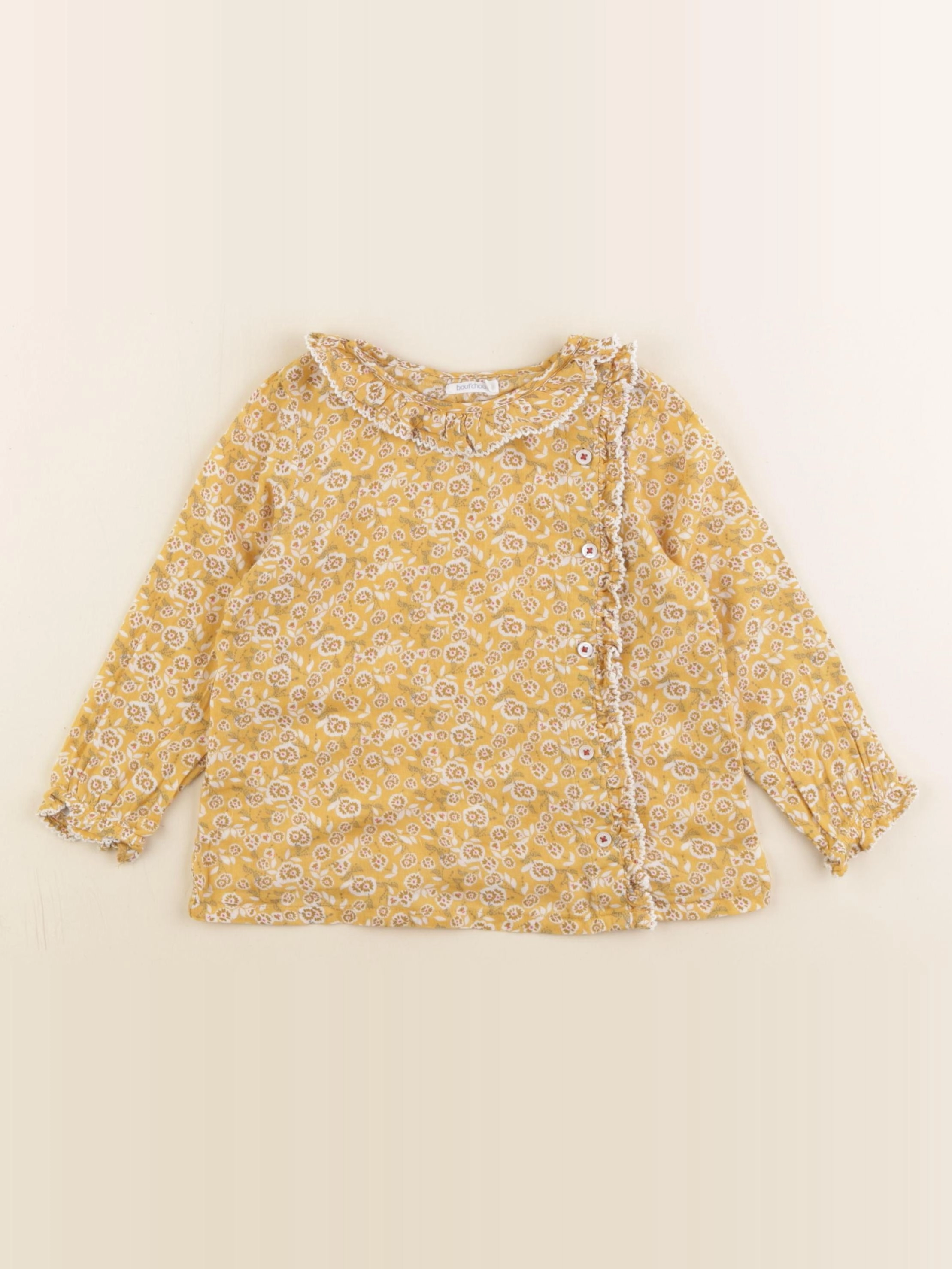 Boutchou - blouse jaune - 24 mois