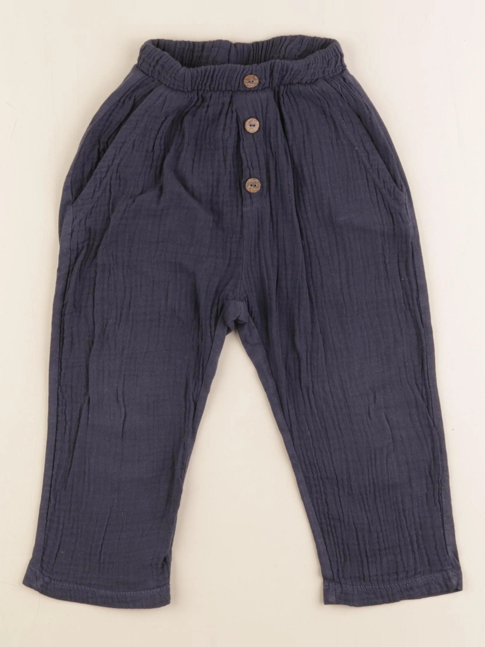 Zara - pantalon bleu - 18/24 mois