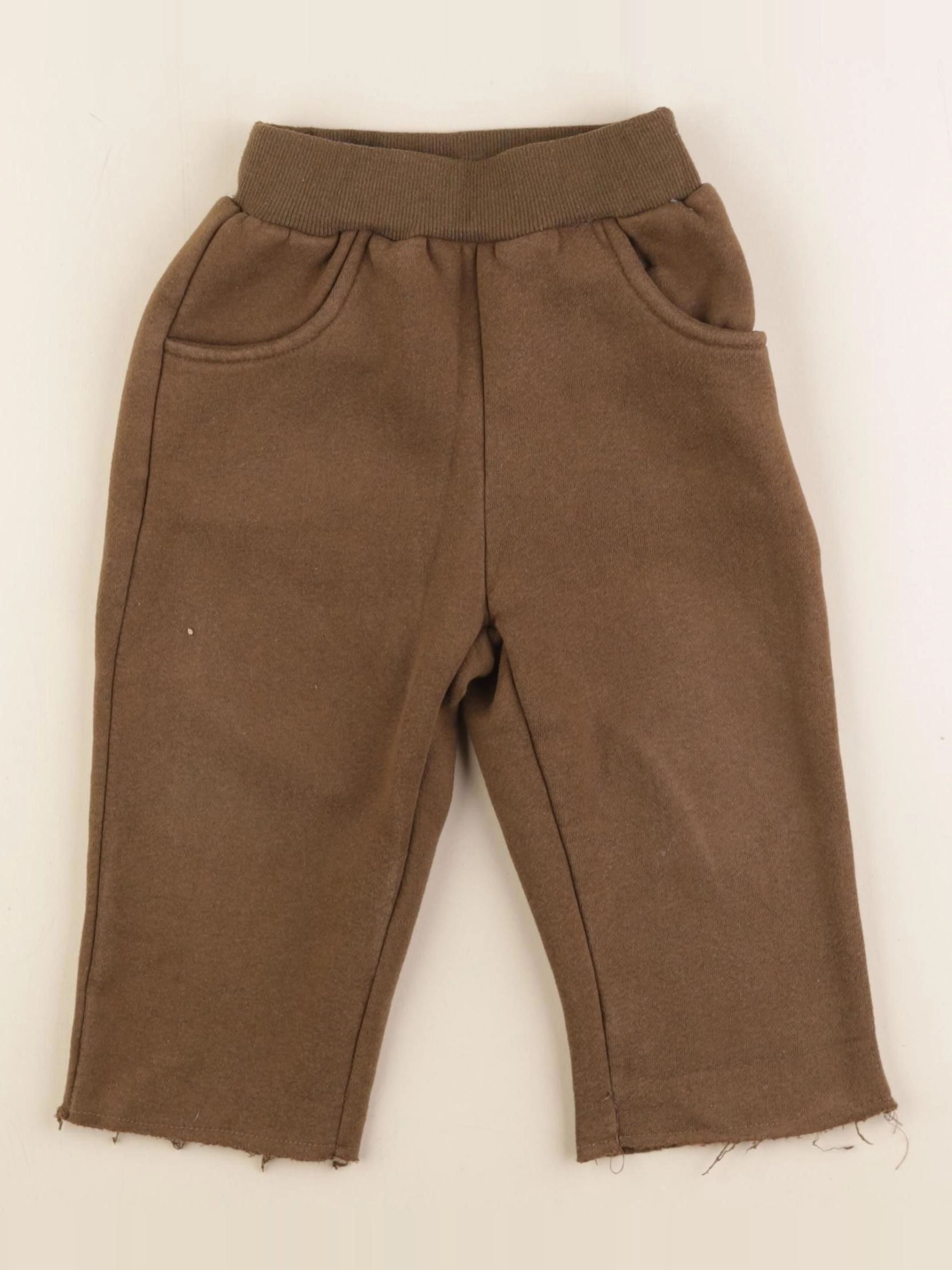 Gamin gamine - jogging marron - 12/18 mois