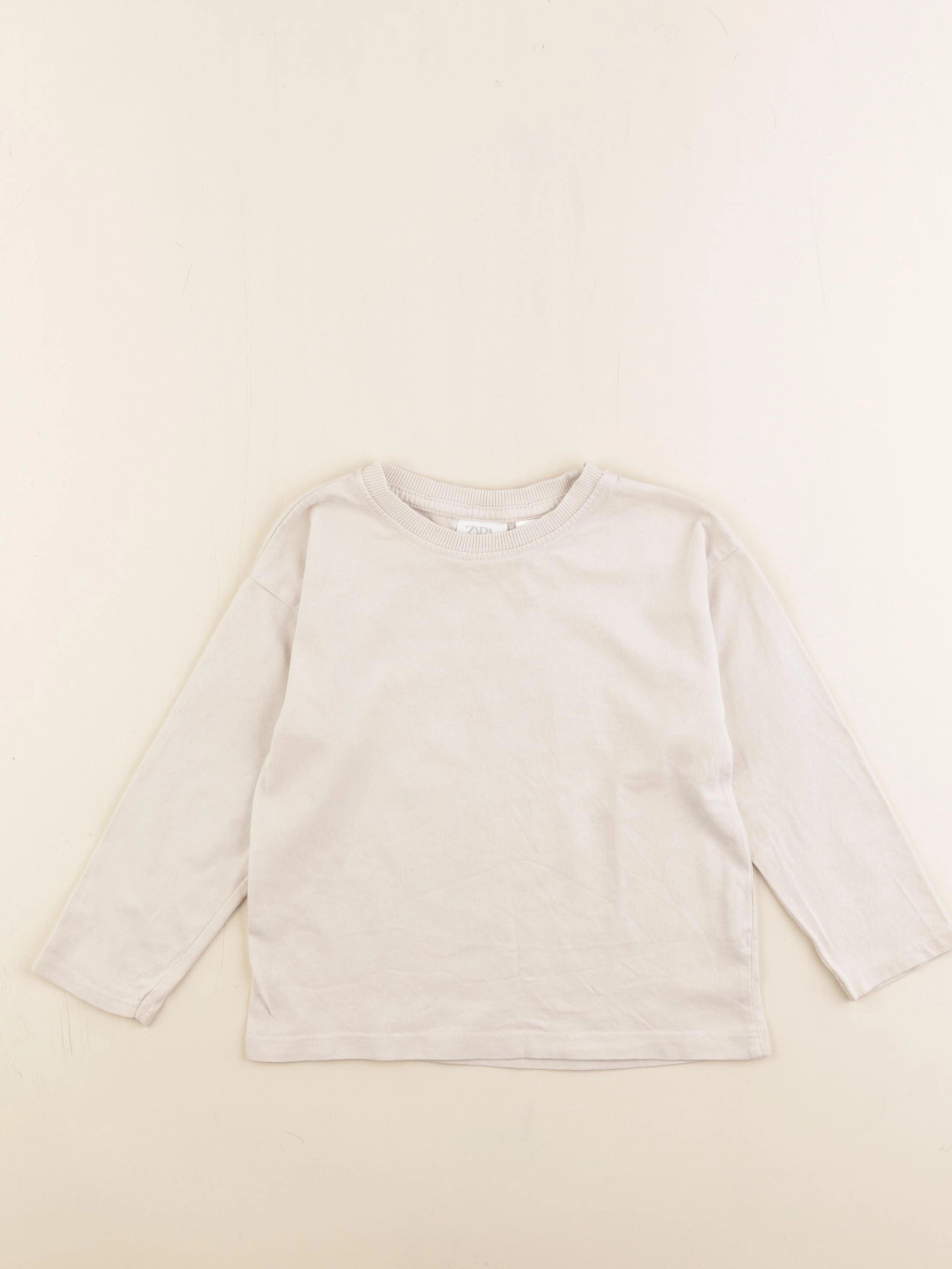Zara - tee-shirt beige - 18/24 mois