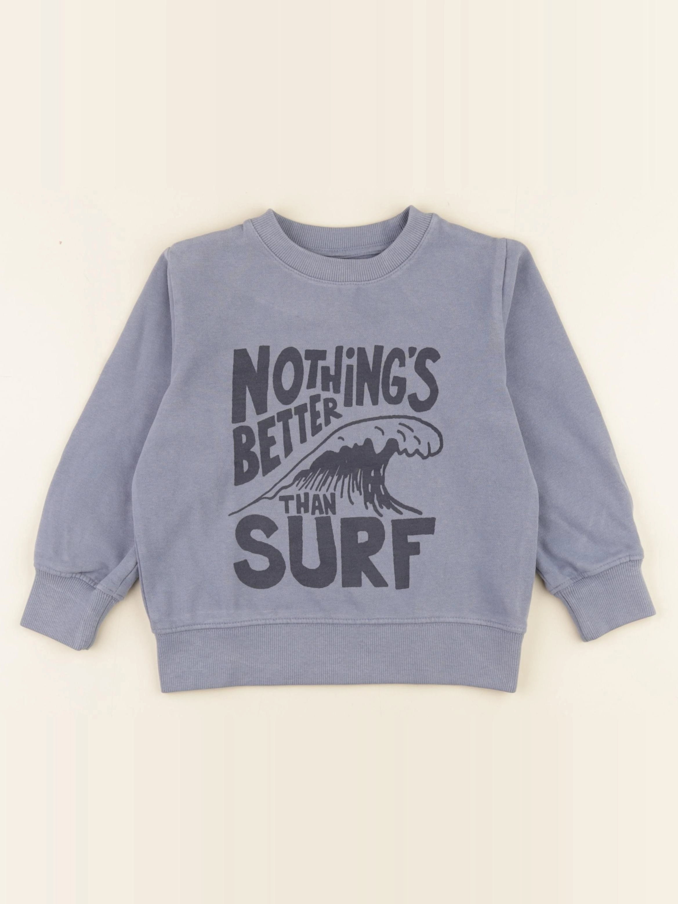 Vertbaudet - sweat bleu - 6 ans