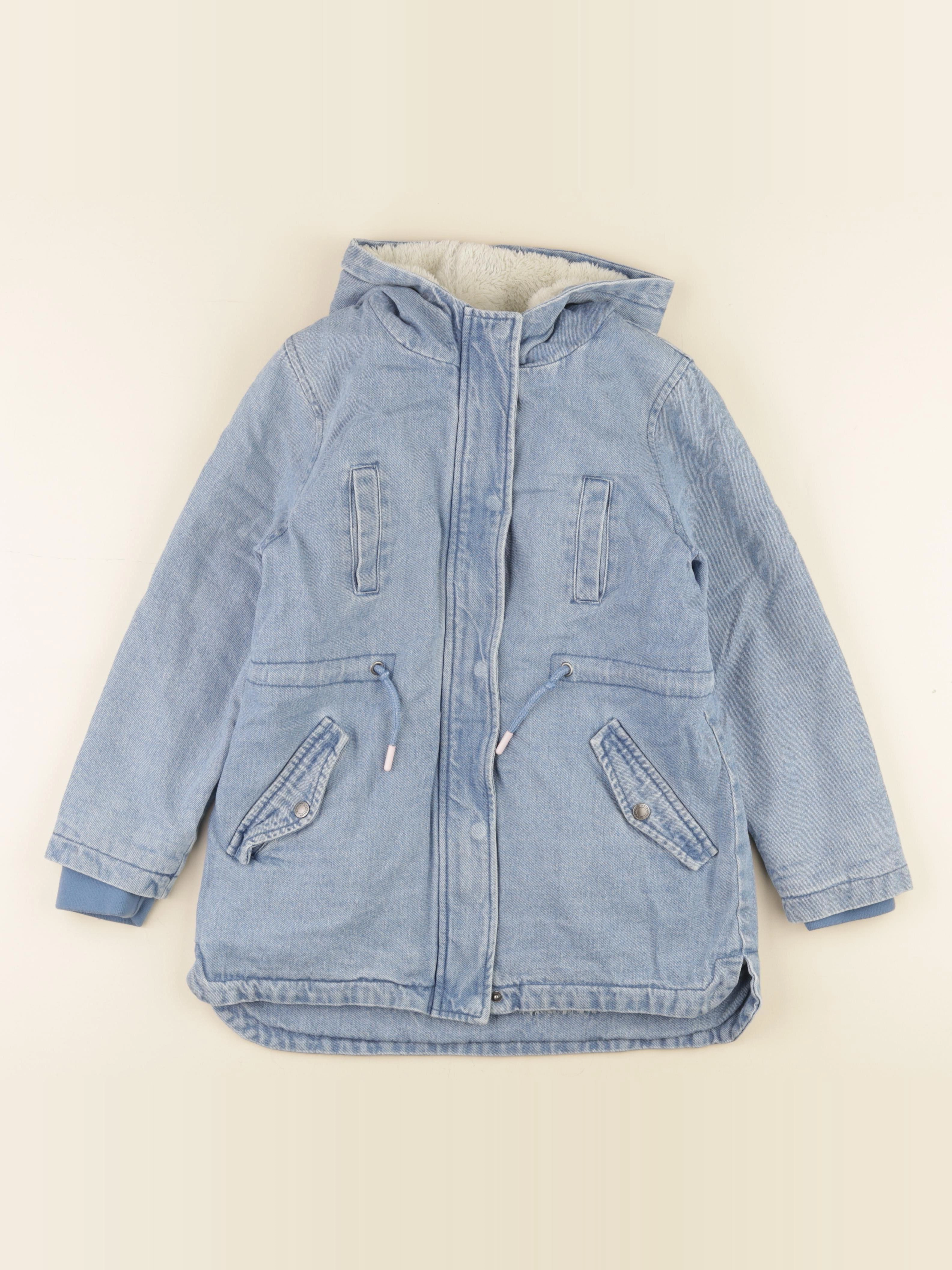 Vertbaudet - veste doublé bleu - 9 ans