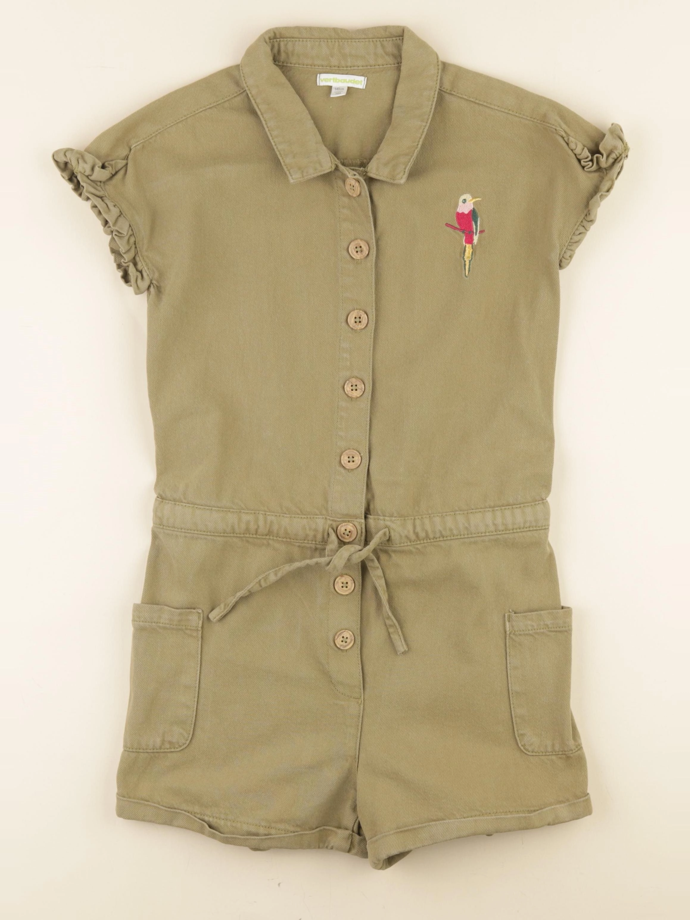 Vertbaudet - combinaison marron - 10 ans