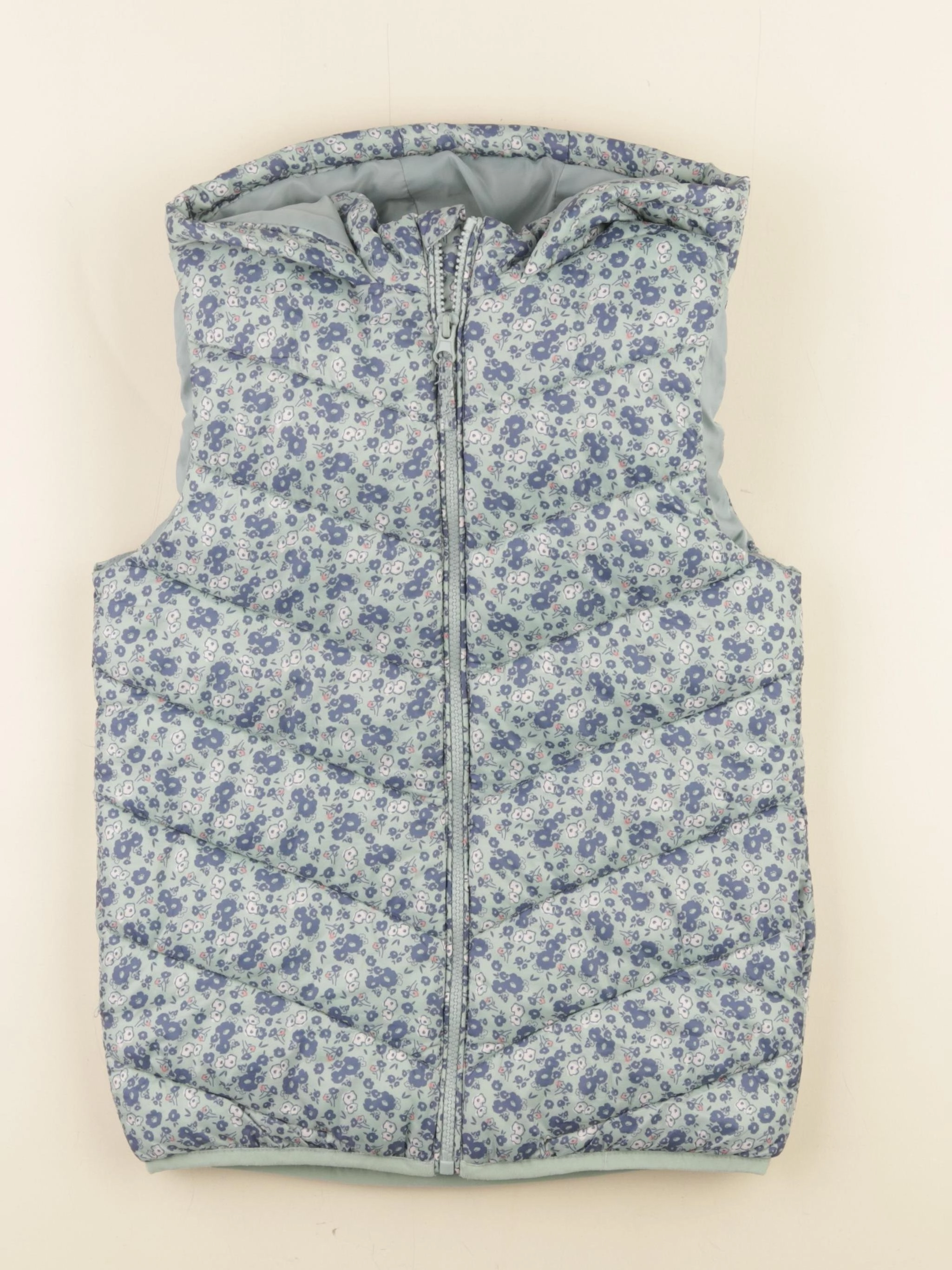 Vertbaudet - doudoune bleu, vert - 9 ans