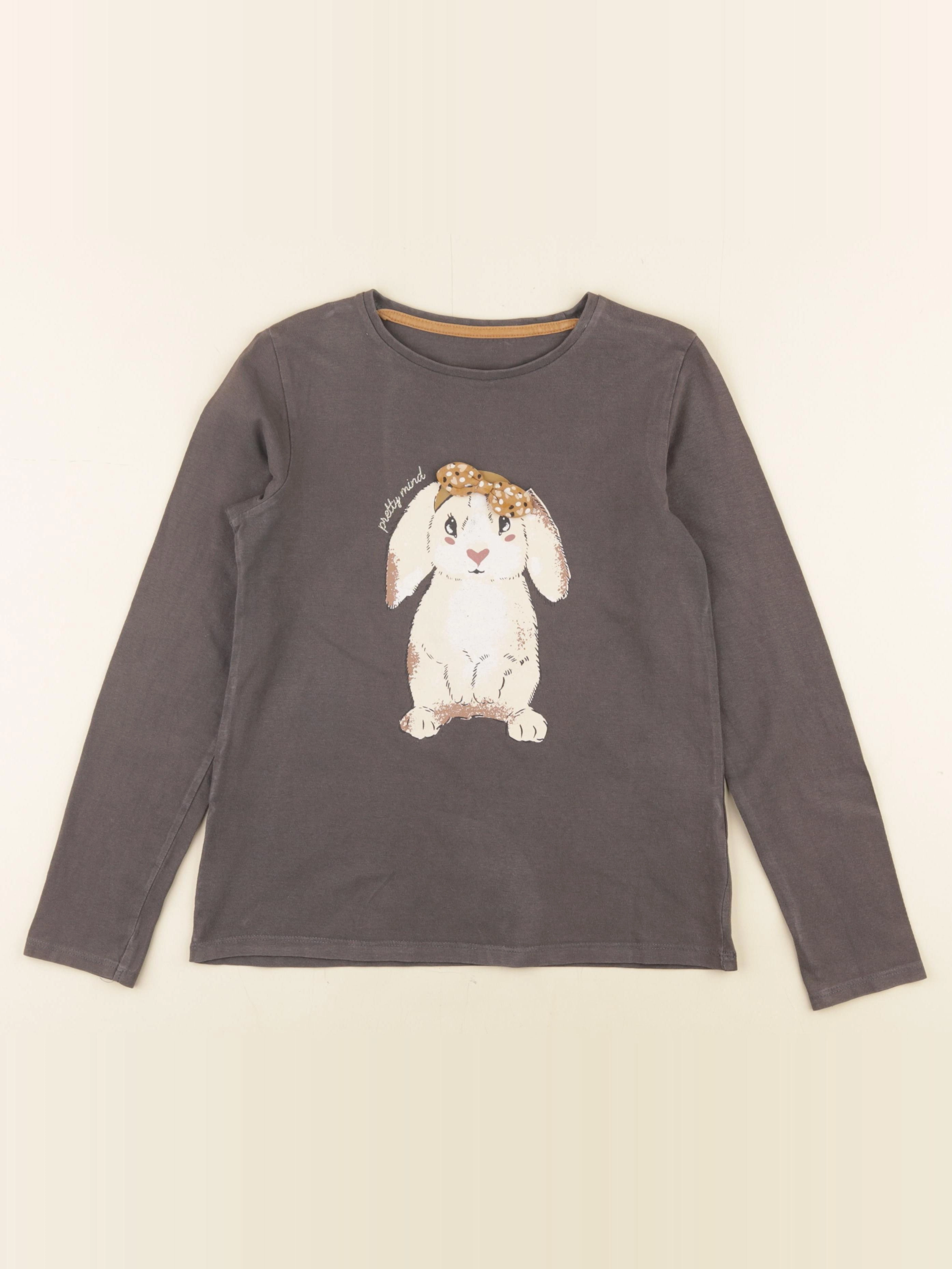 Vertbaudet - tee-shirt gris - 10 ans