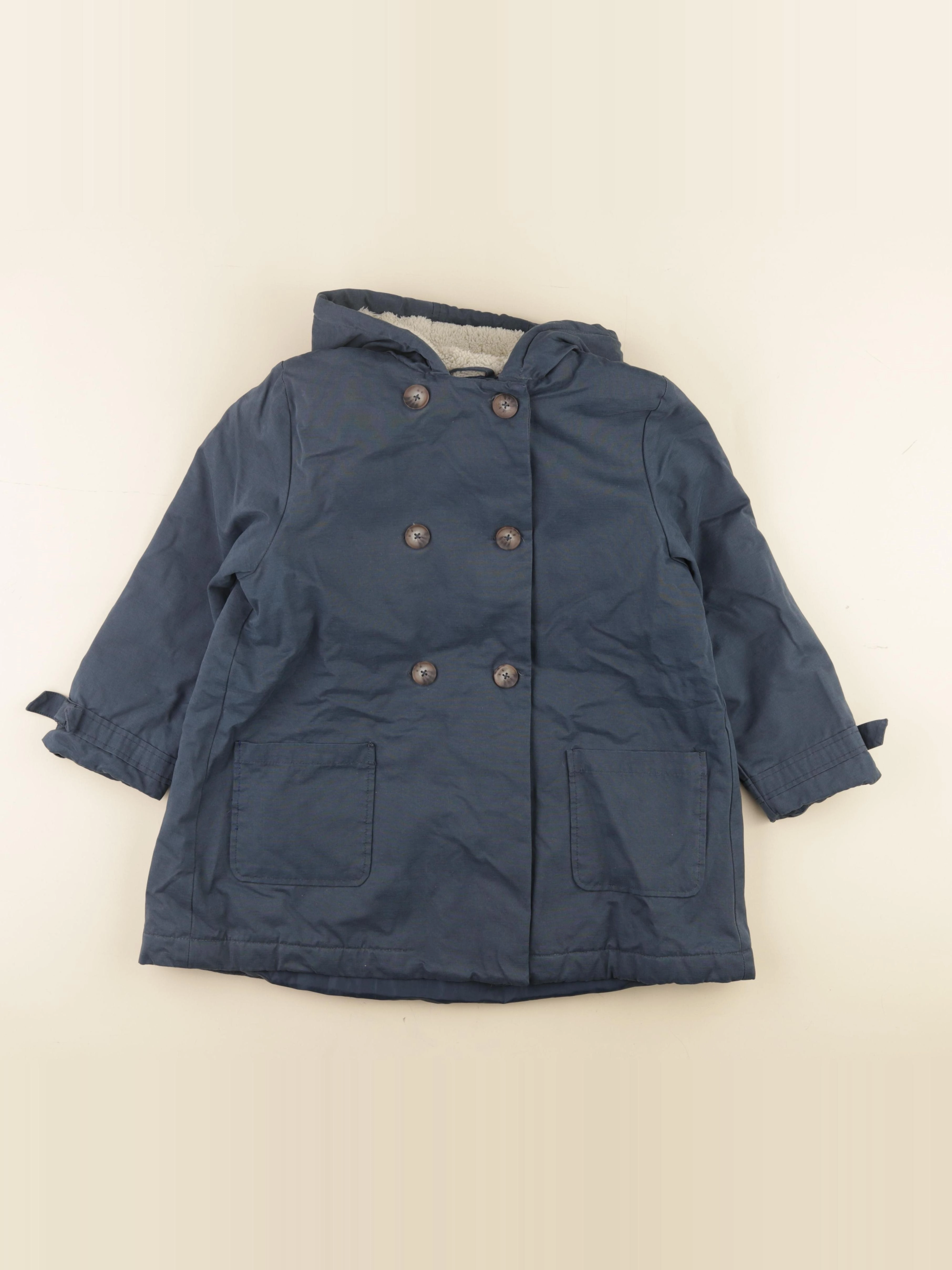 Vertbaudet - parka bleu - 10 ans