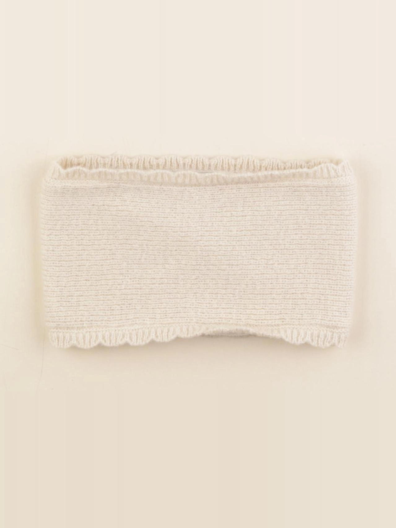 Cyrillus - tour de cou blanc - 6/8 ans