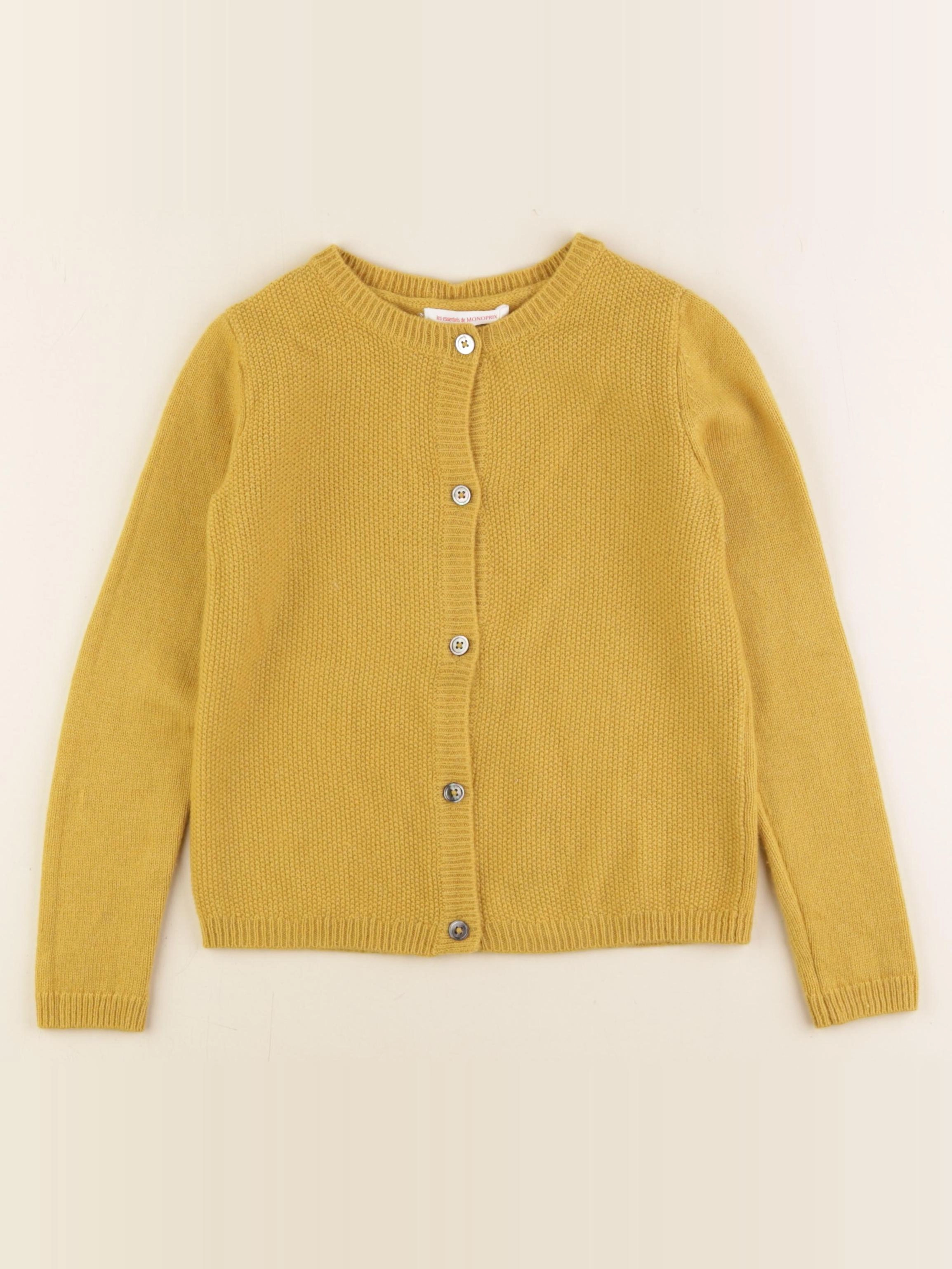 Monoprix - gilet jaune - 8 ans