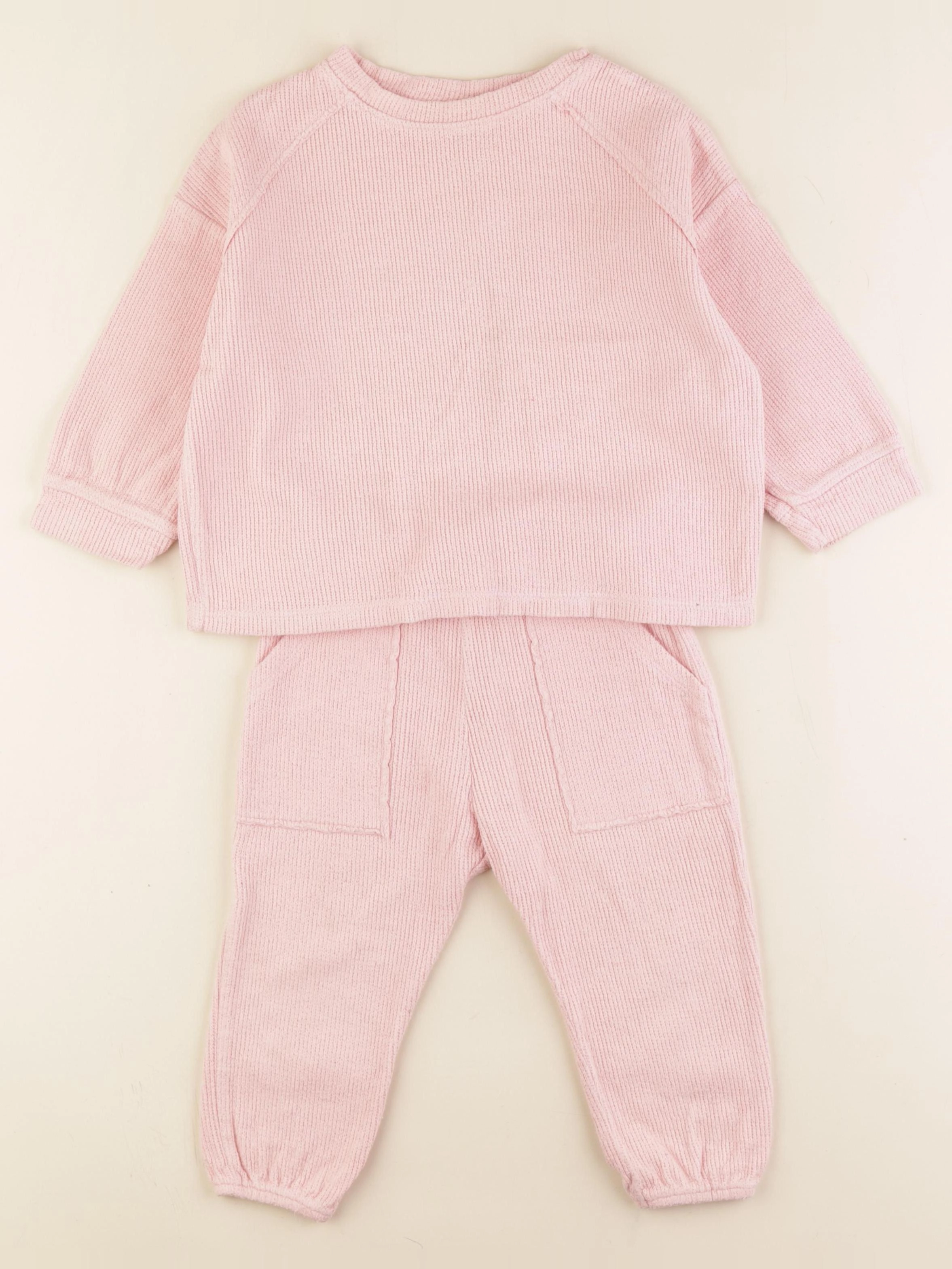 Zara - ensemble rose - 18/24 mois