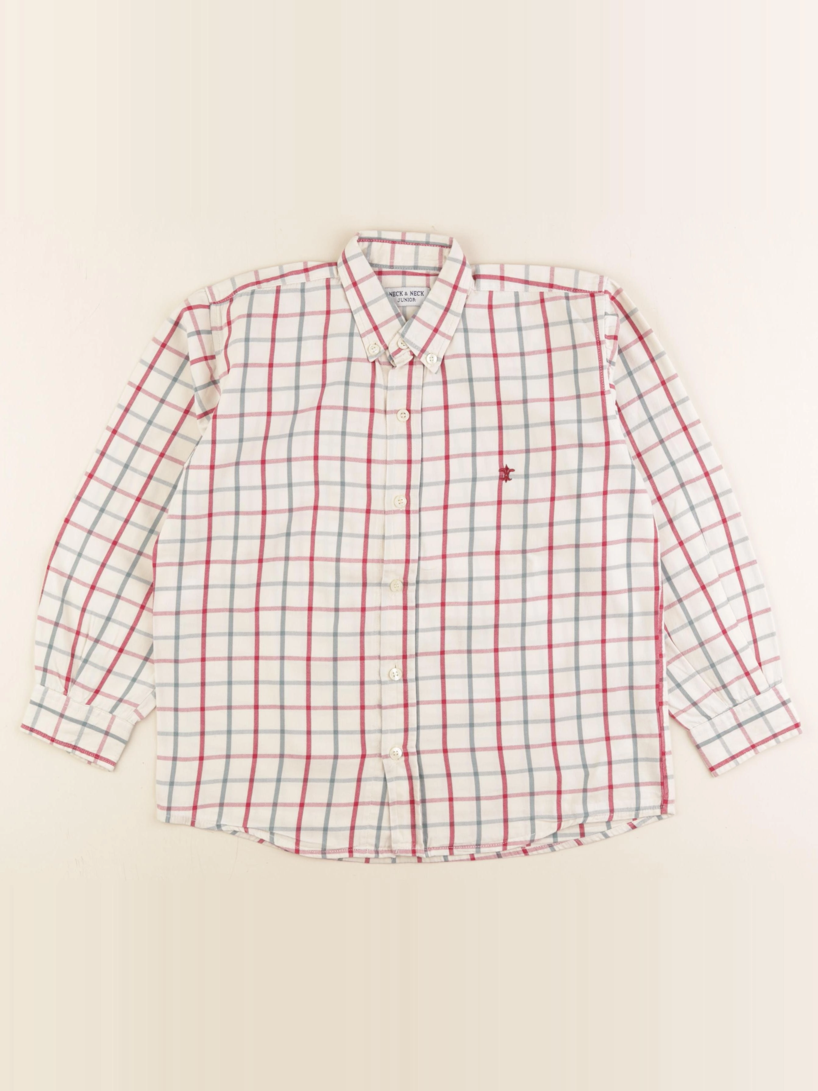 Neck & Neck - chemise beige - 8 ans