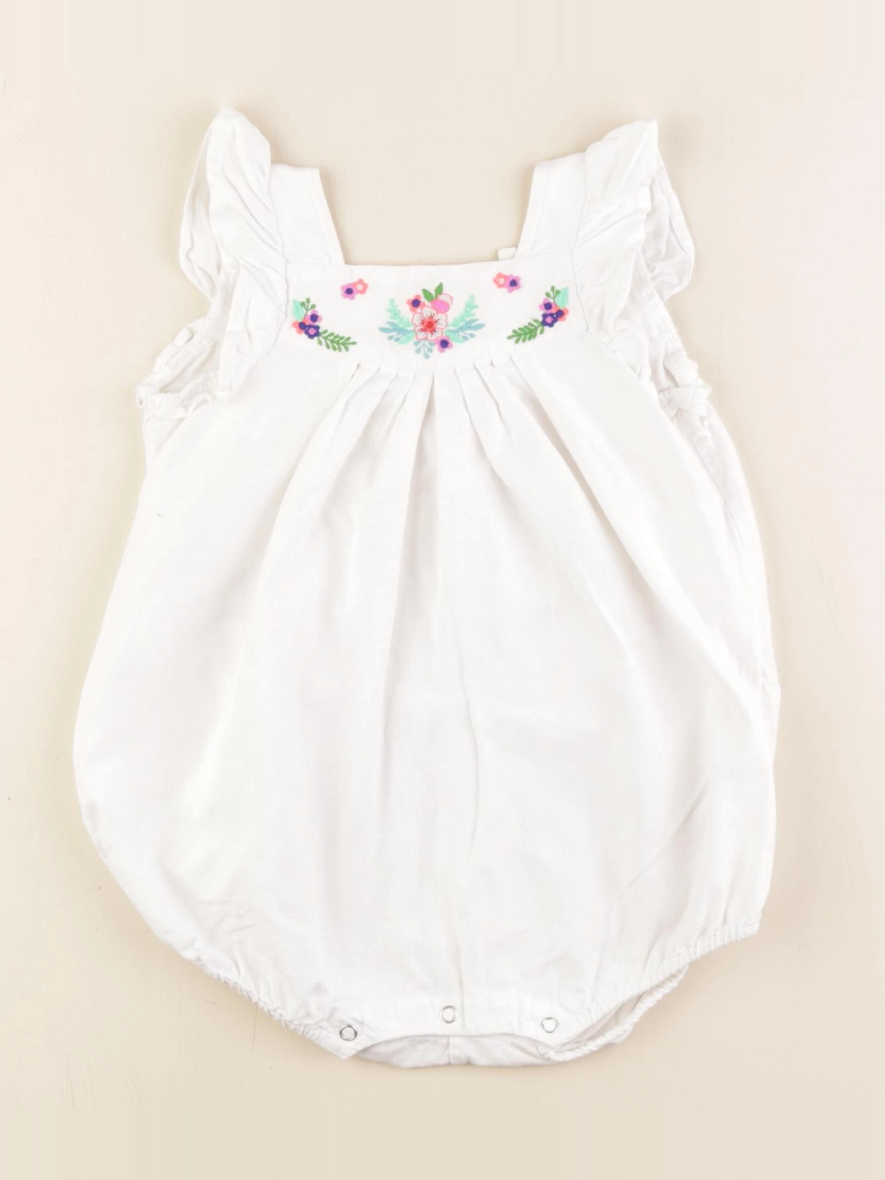Bonton - combinaison blanc - 2 ans