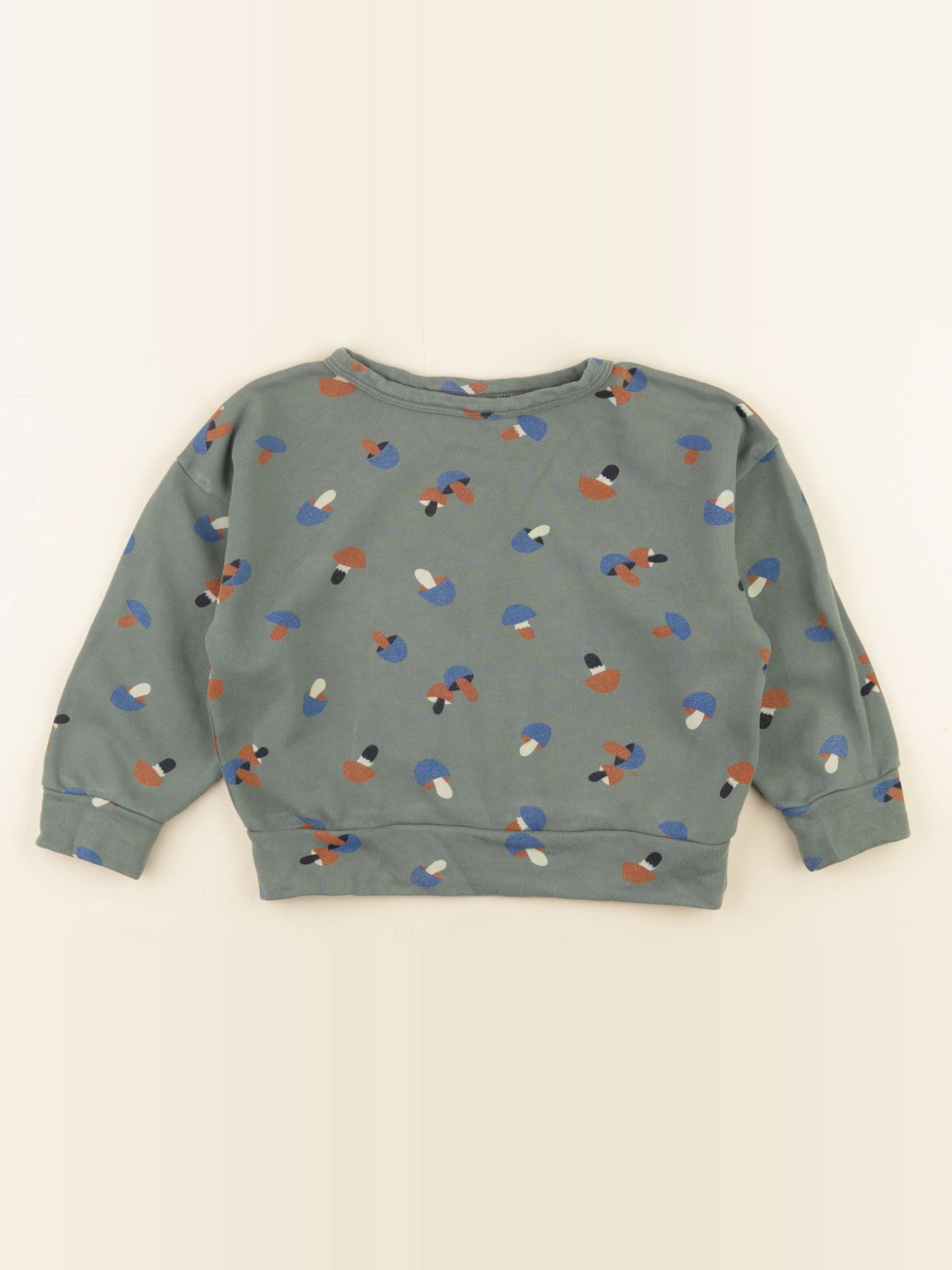 Petit Bateau - sweat vert - 5 ans