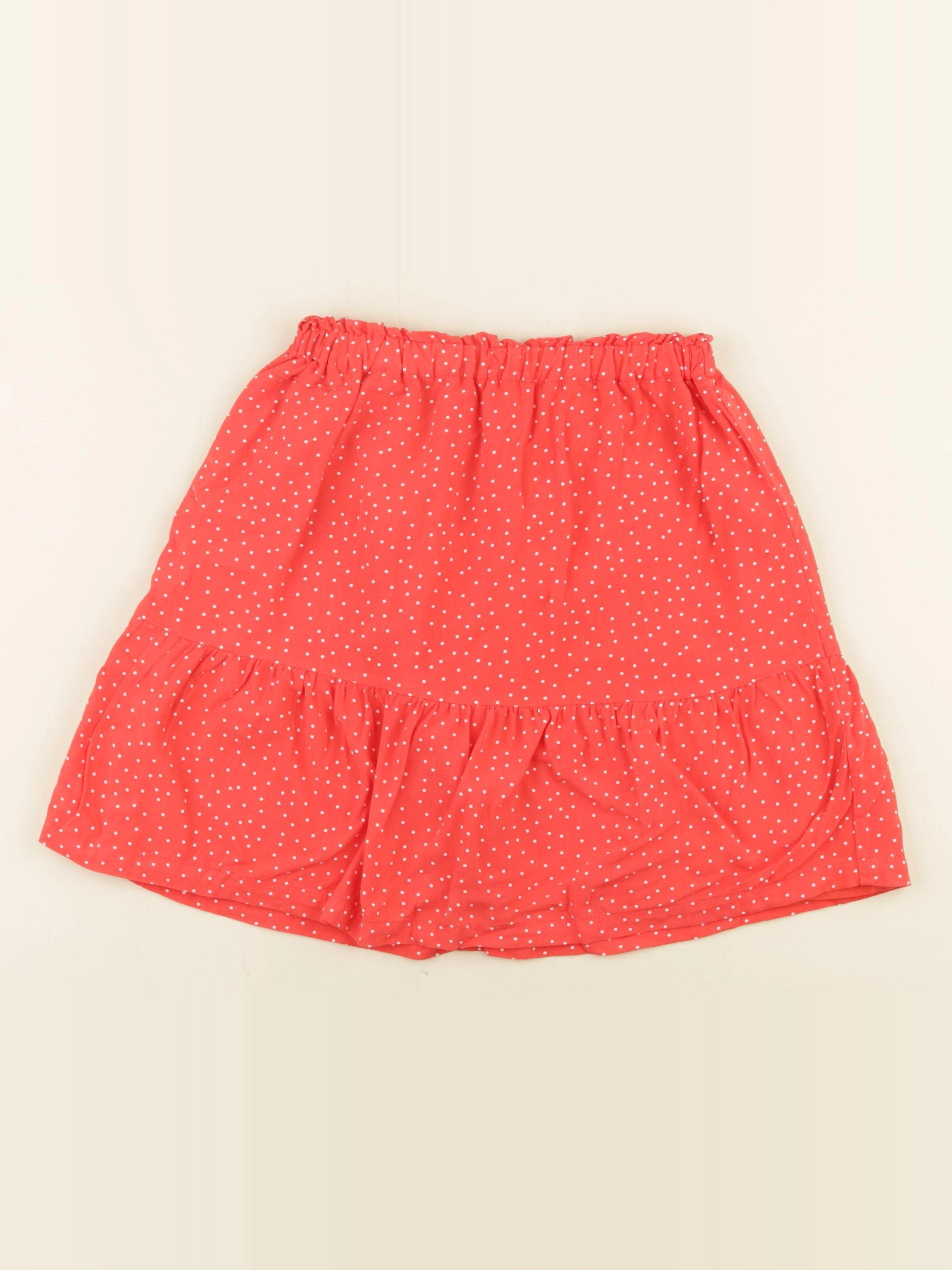 Little Cigogne - jupe rouge - 10 ans