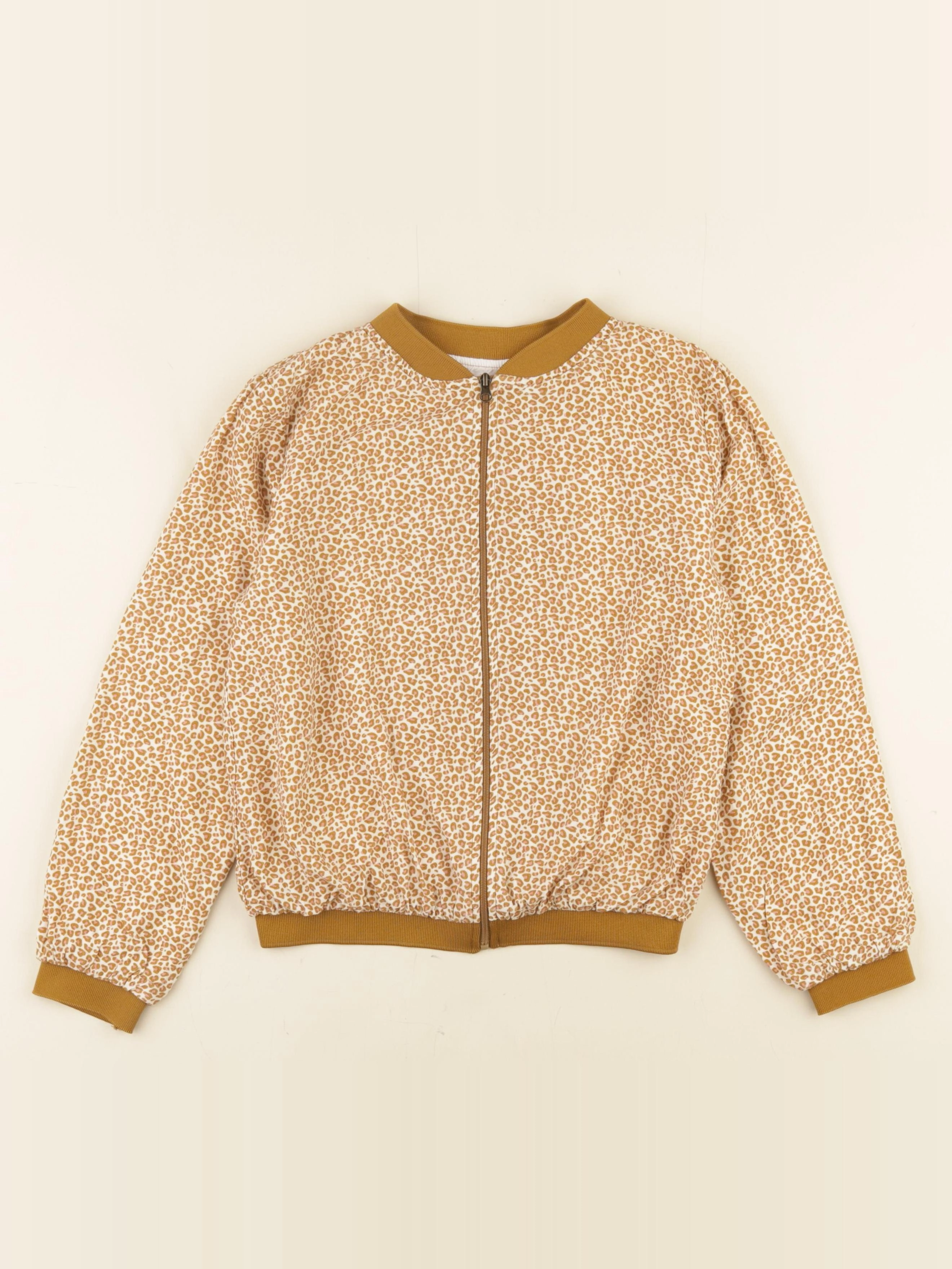 Little Cigogne - gilet marron - 10 ans