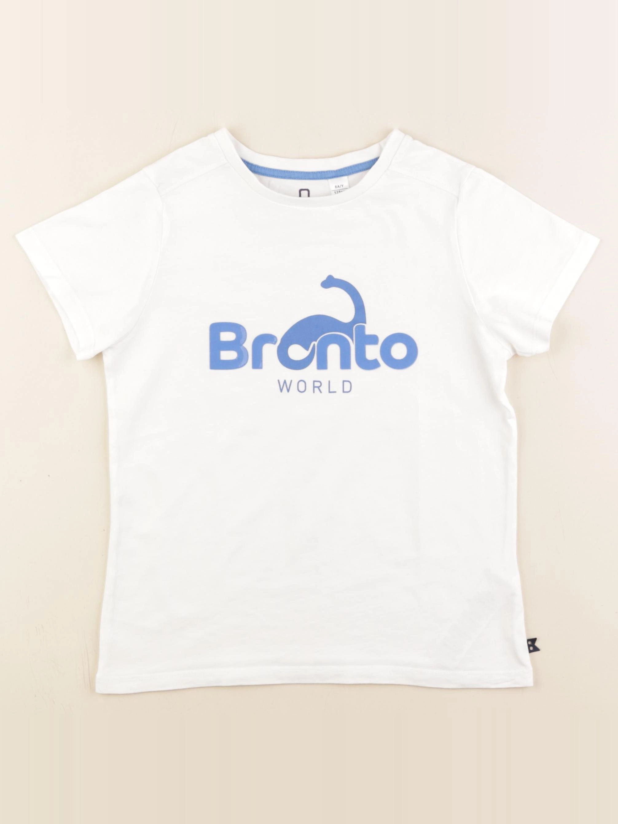 Okaidi - tee-shirt blanc - 8 ans