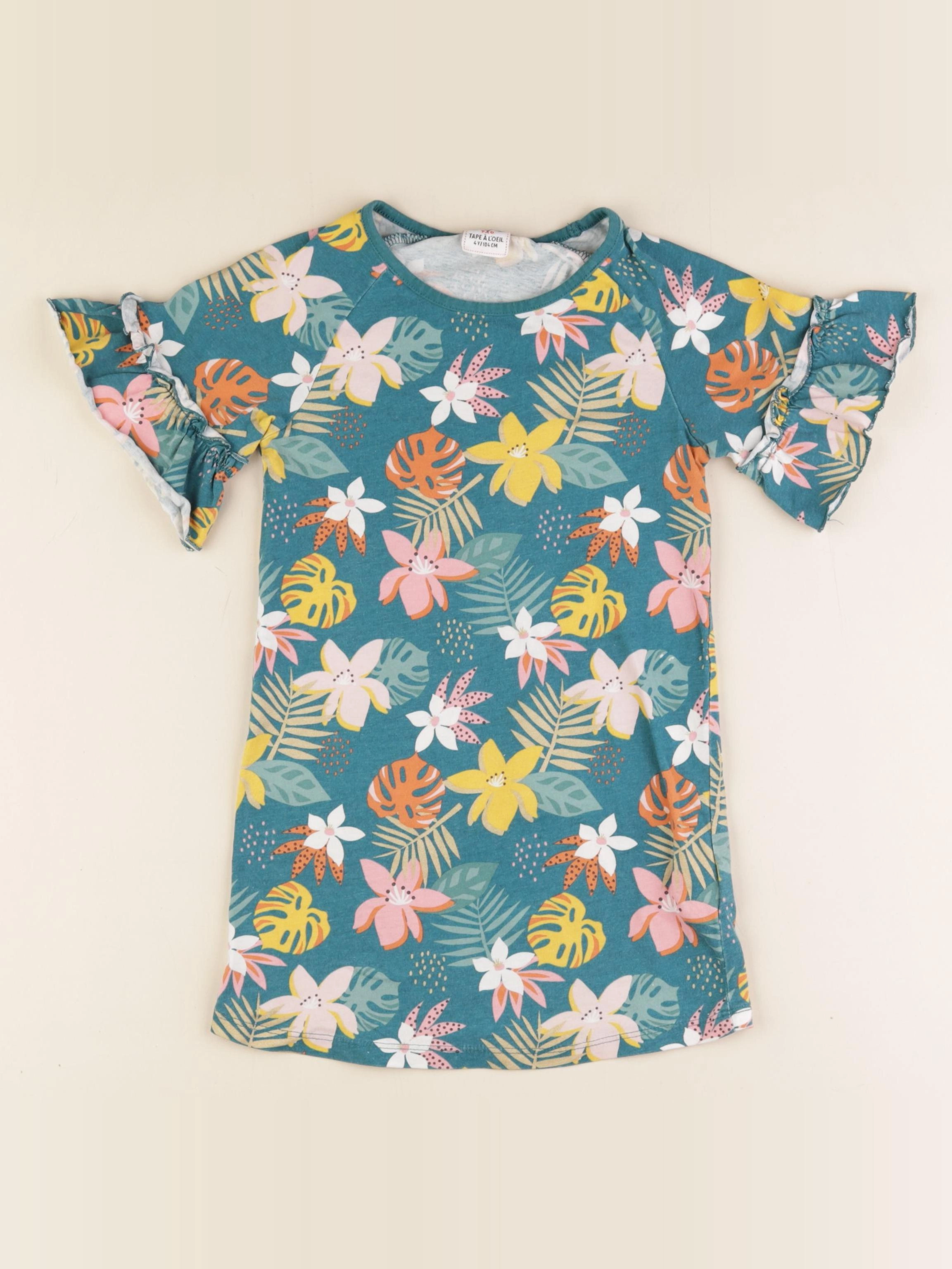 Tape à l'oeil - robe multicolore - 4 ans