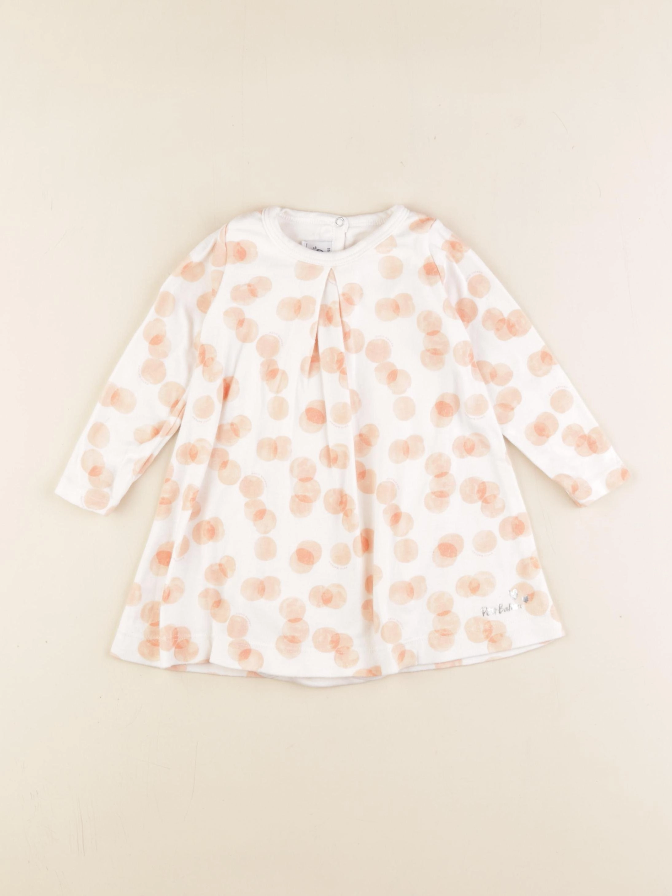 Petit Bateau - body robe multicolore - 18 mois