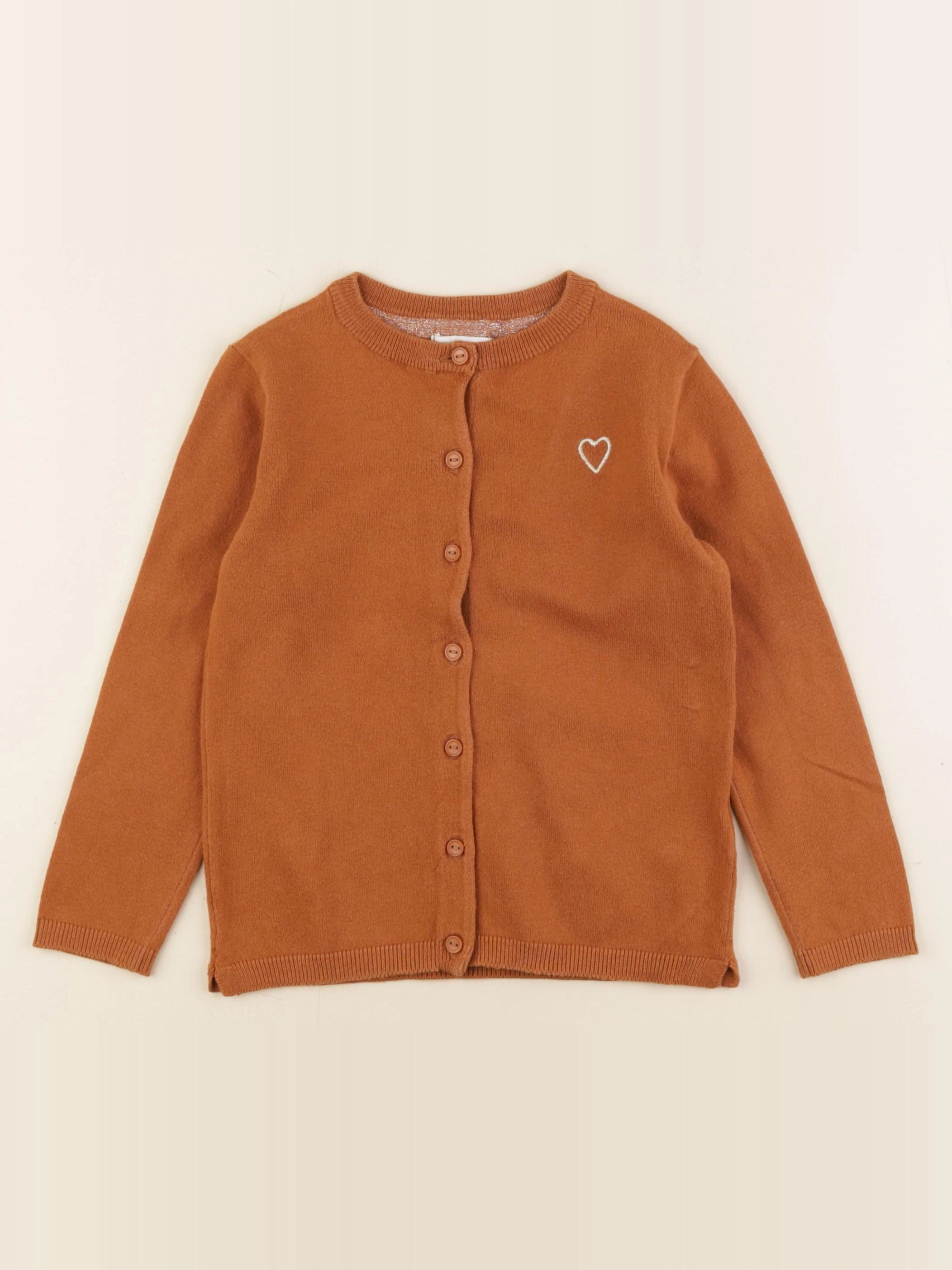 Vertbaudet - gilet marron - 5 ans