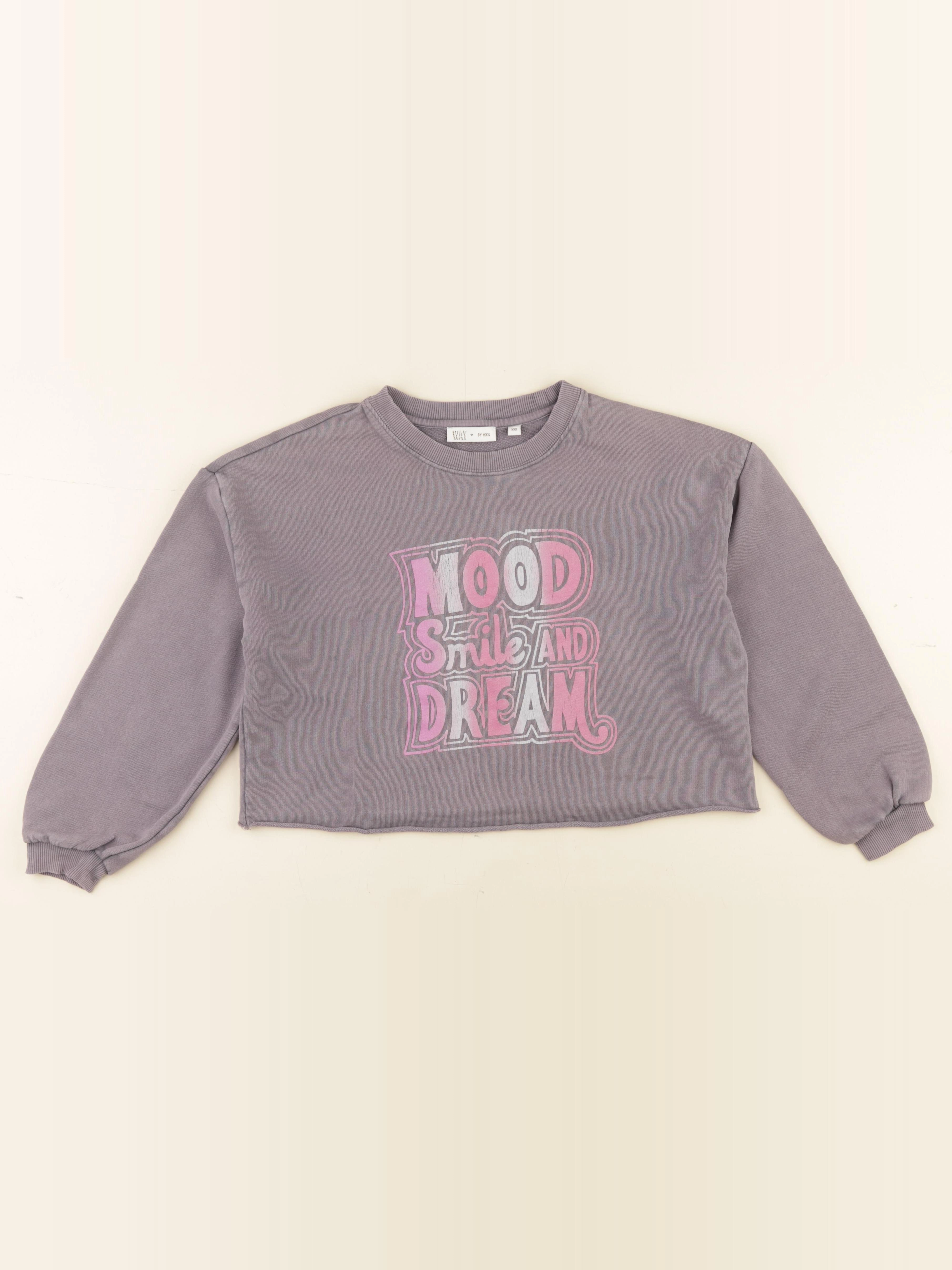 IKKS - sweat violet - 10 ans