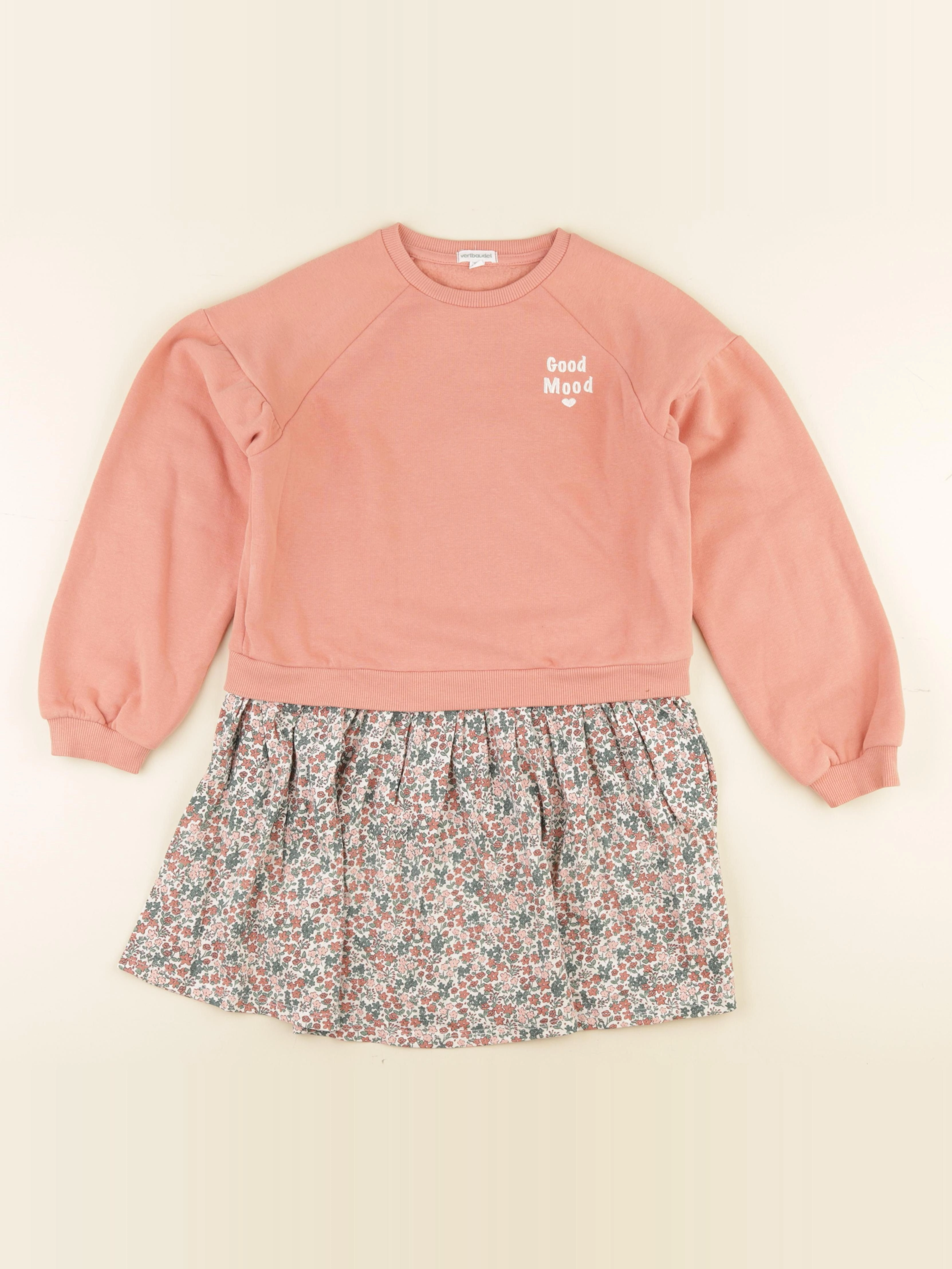 Vertbaudet - robe rose - 10 ans