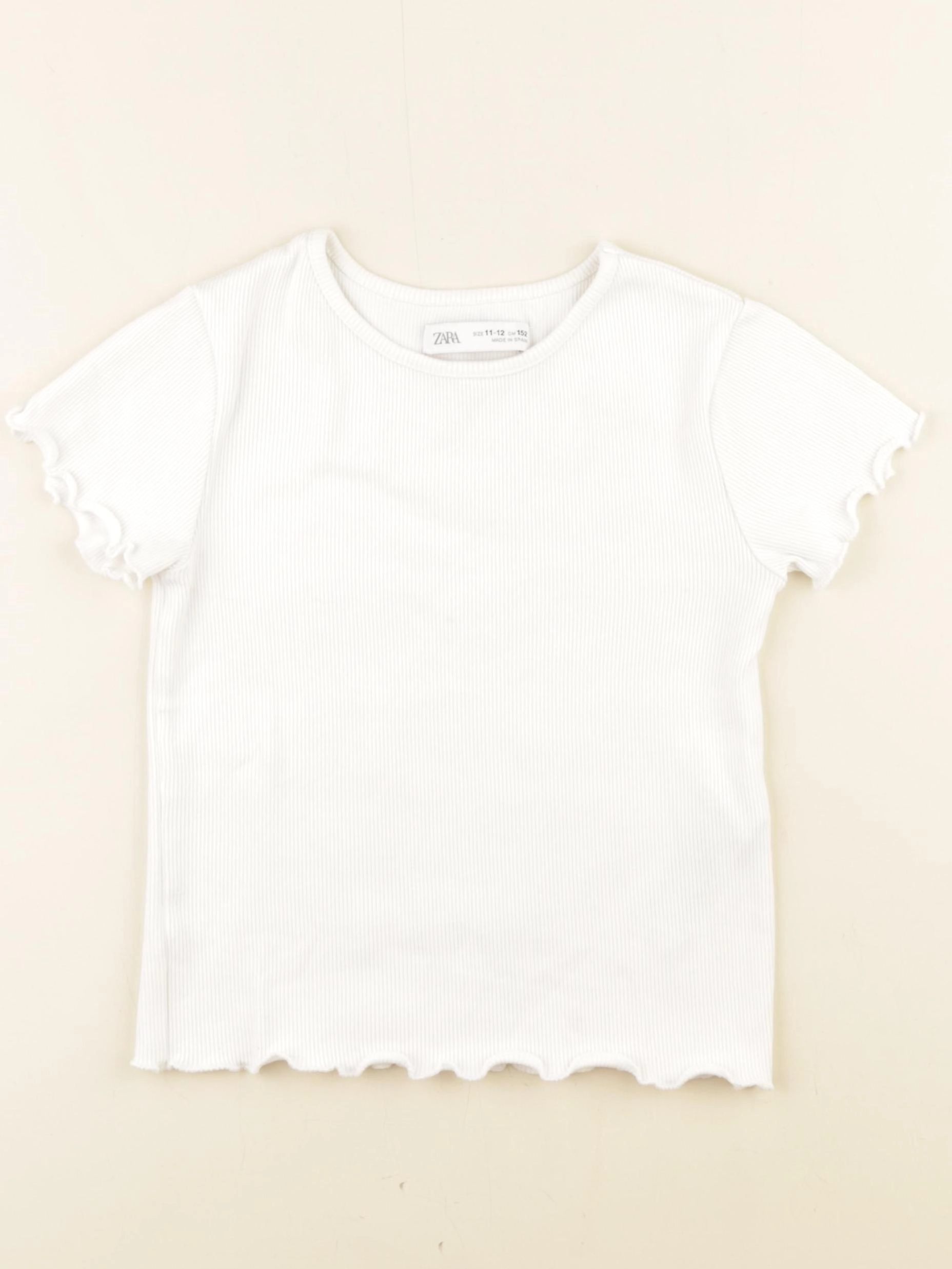 Zara - tee-shirt blanc - 11/12 ans