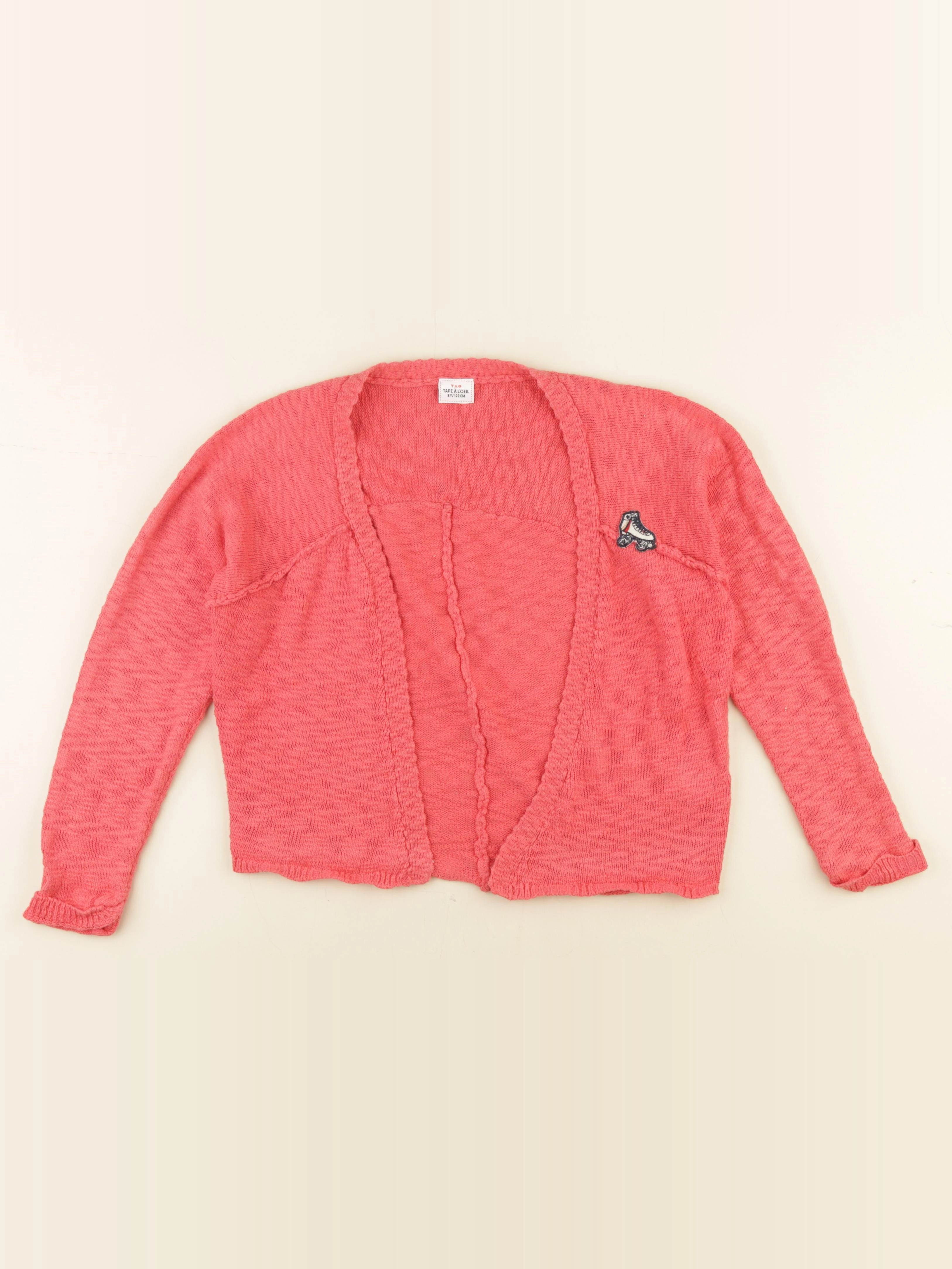 Tape à l'oeil - gilet rose - 8 ans