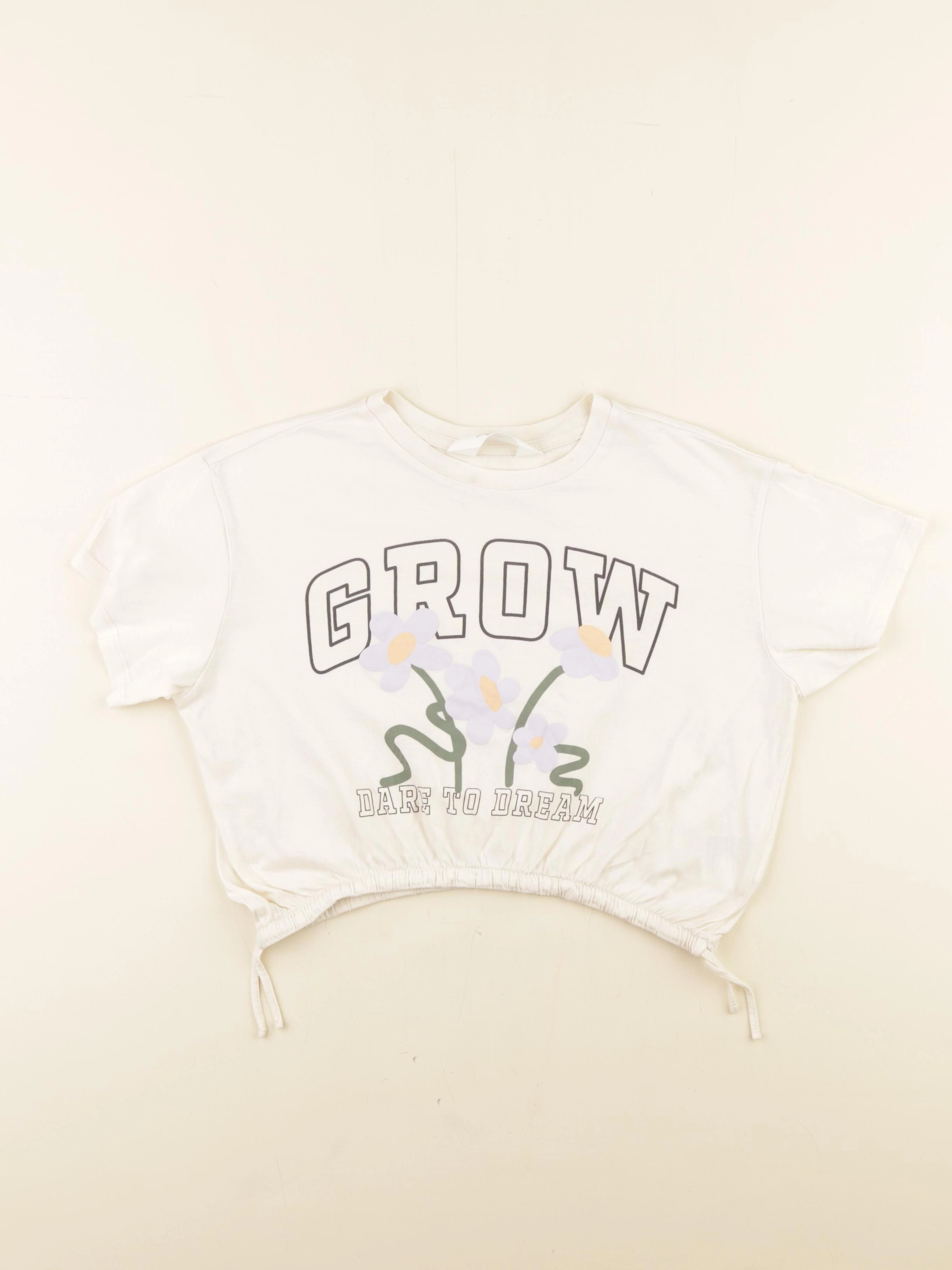 H&M - tee-shirt blanc - 8/10 ans