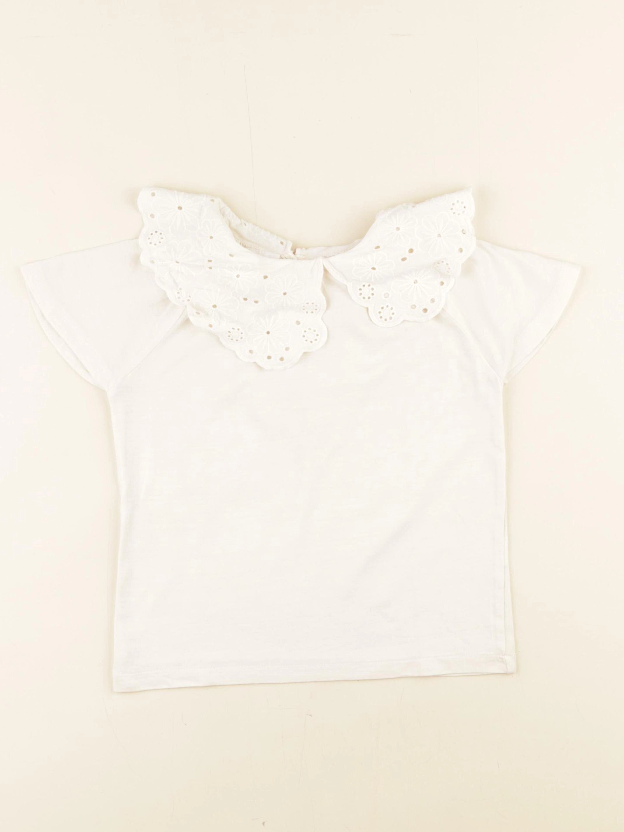 Zara - tee-shirt beige - 4 ans