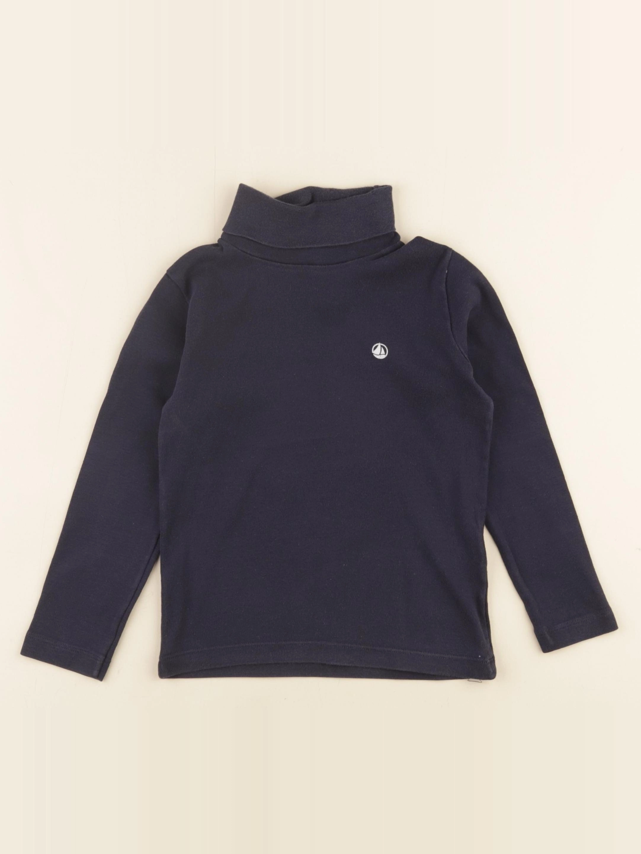 Petit Bateau - sous-pull bleu - 5 ans