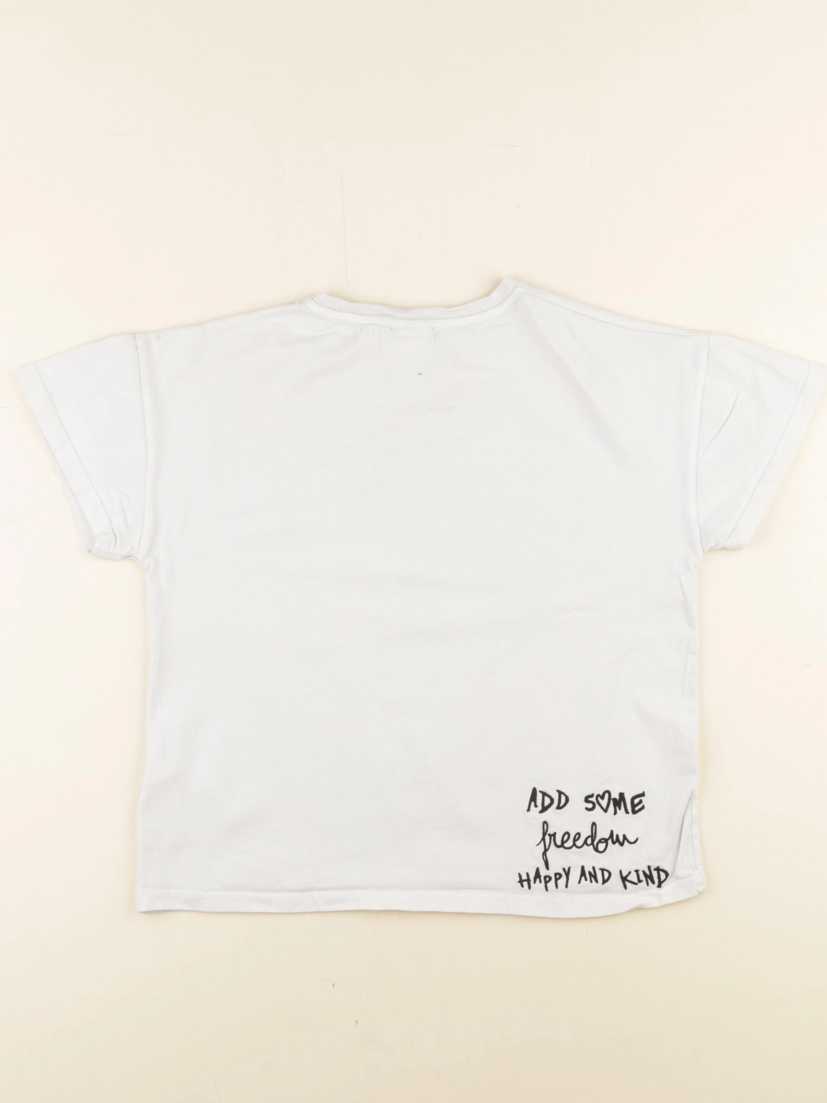 Zara - tee-shirt gris - 11/12 ans