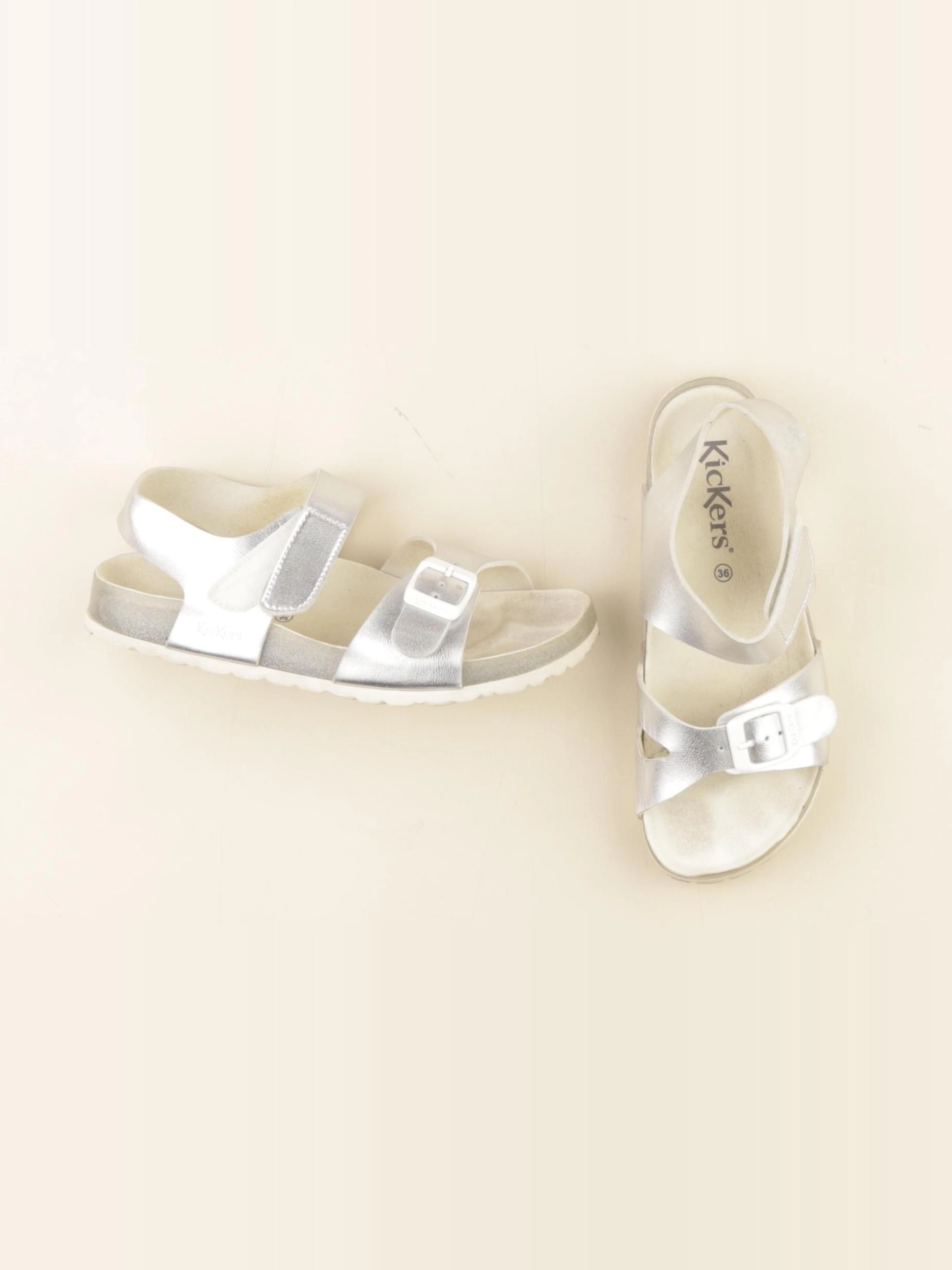 Kickers - sandales argent, gris - pointure 36