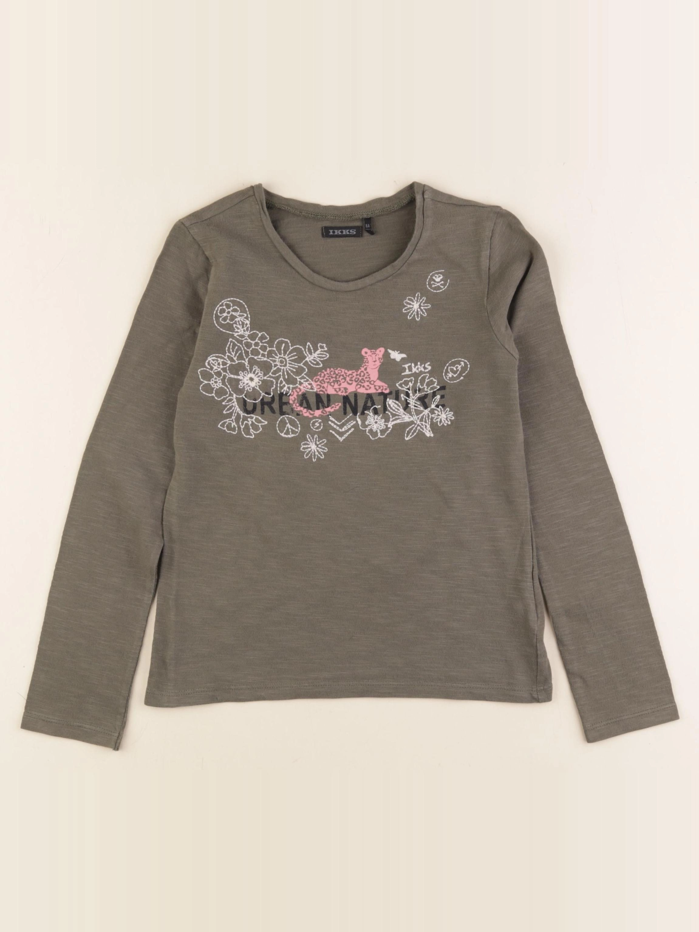 IKKS - tee-shirt vert - 8 ans