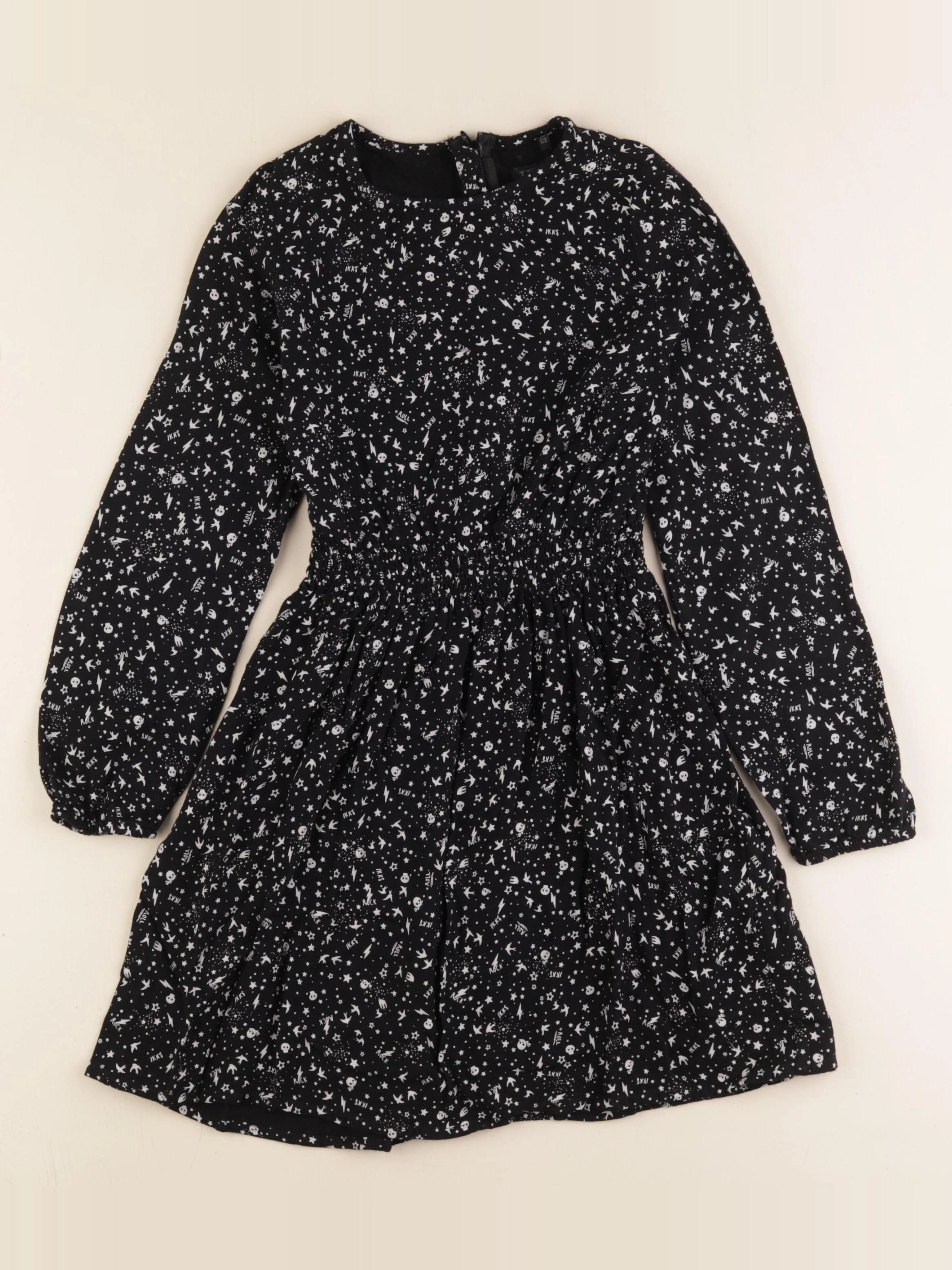 IKKS - robe noir - 8 ans