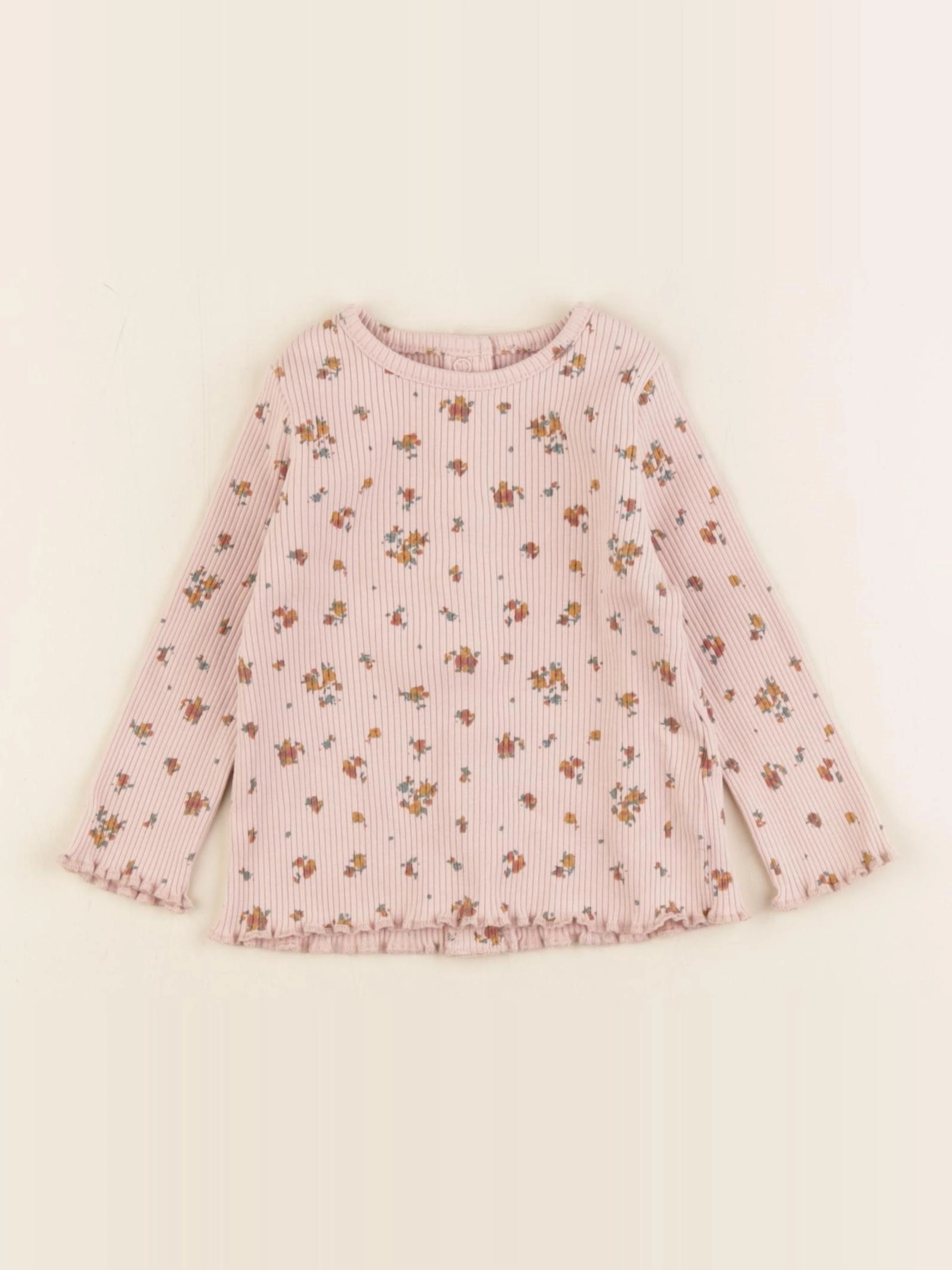 Vertbaudet - tee-shirt rose - 9 mois