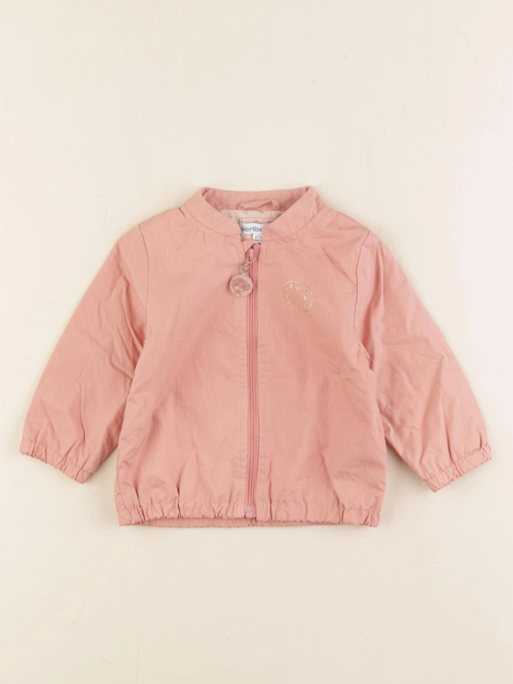Vertbaudet - veste rose - 6 mois