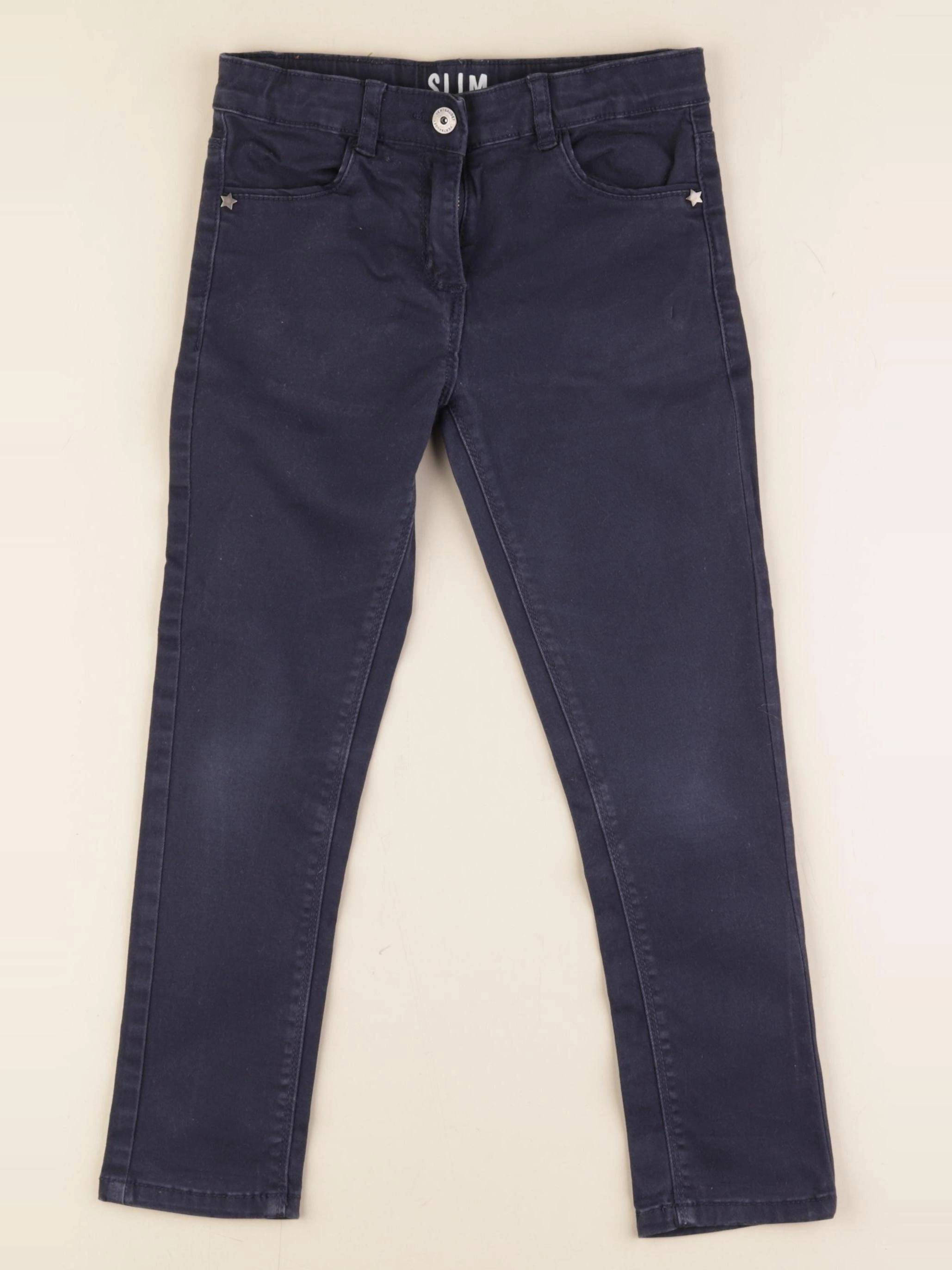 Vertbaudet - pantalon bleu - 6 ans