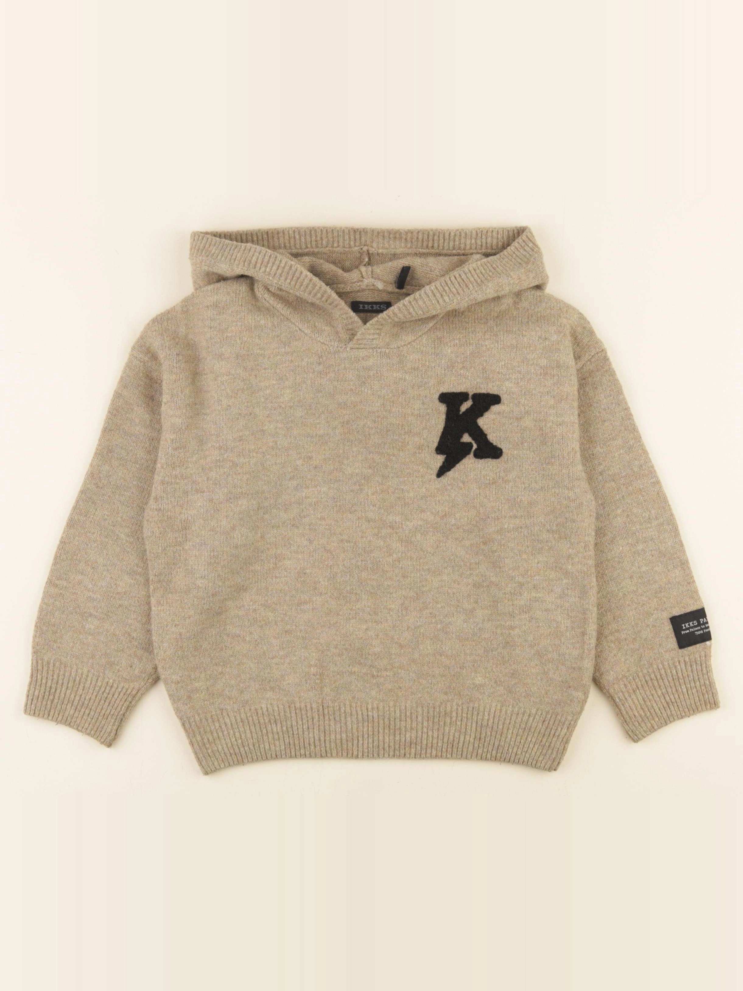IKKS - pull marron - 5 ans