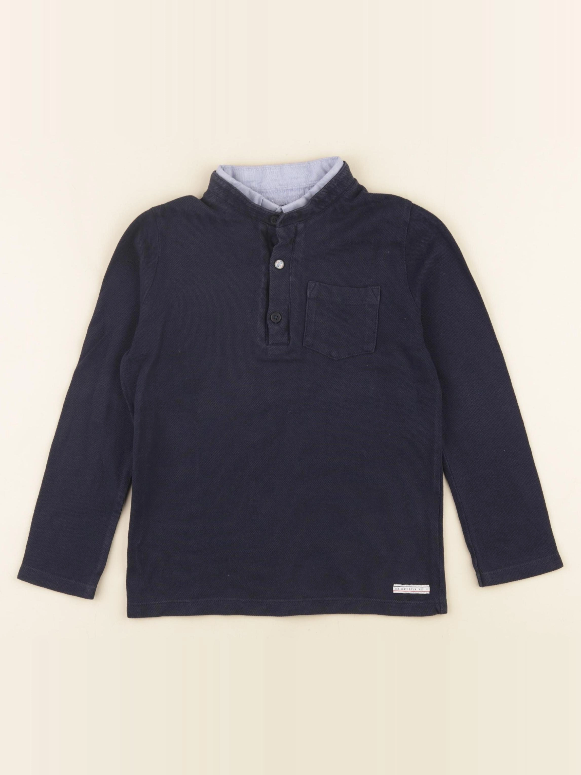 IKKS - polo bleu - 4 ans