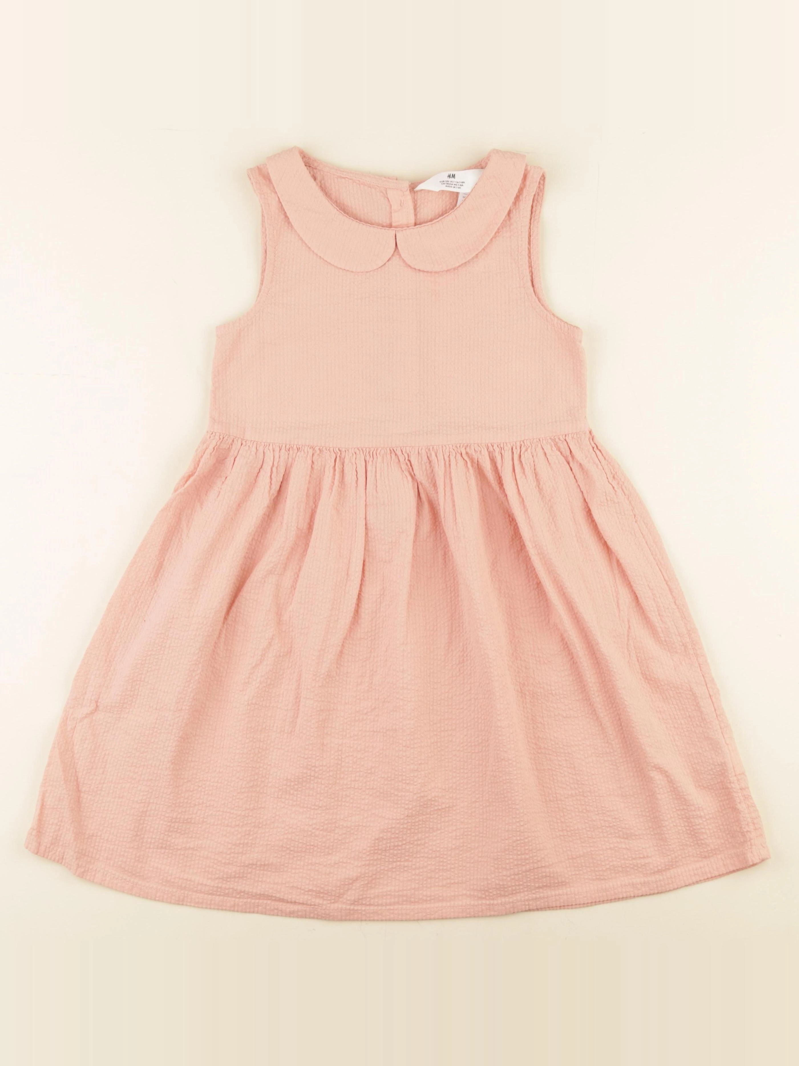 H&M - robe rose - 7/8 ans